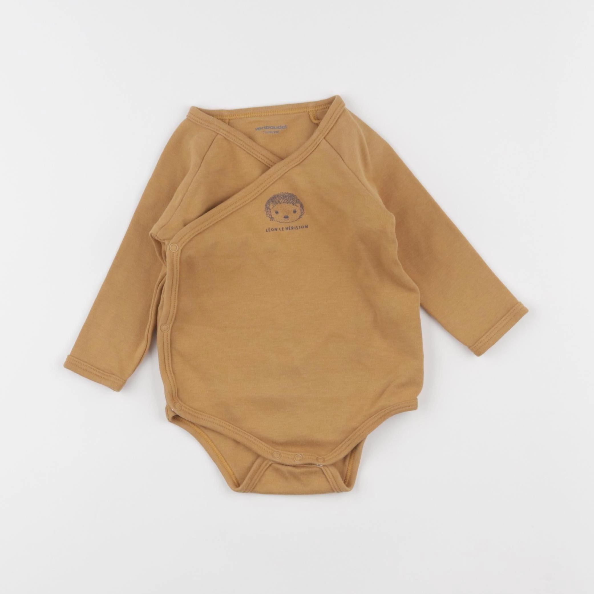 Vertbaudet - body jaune - 9 mois