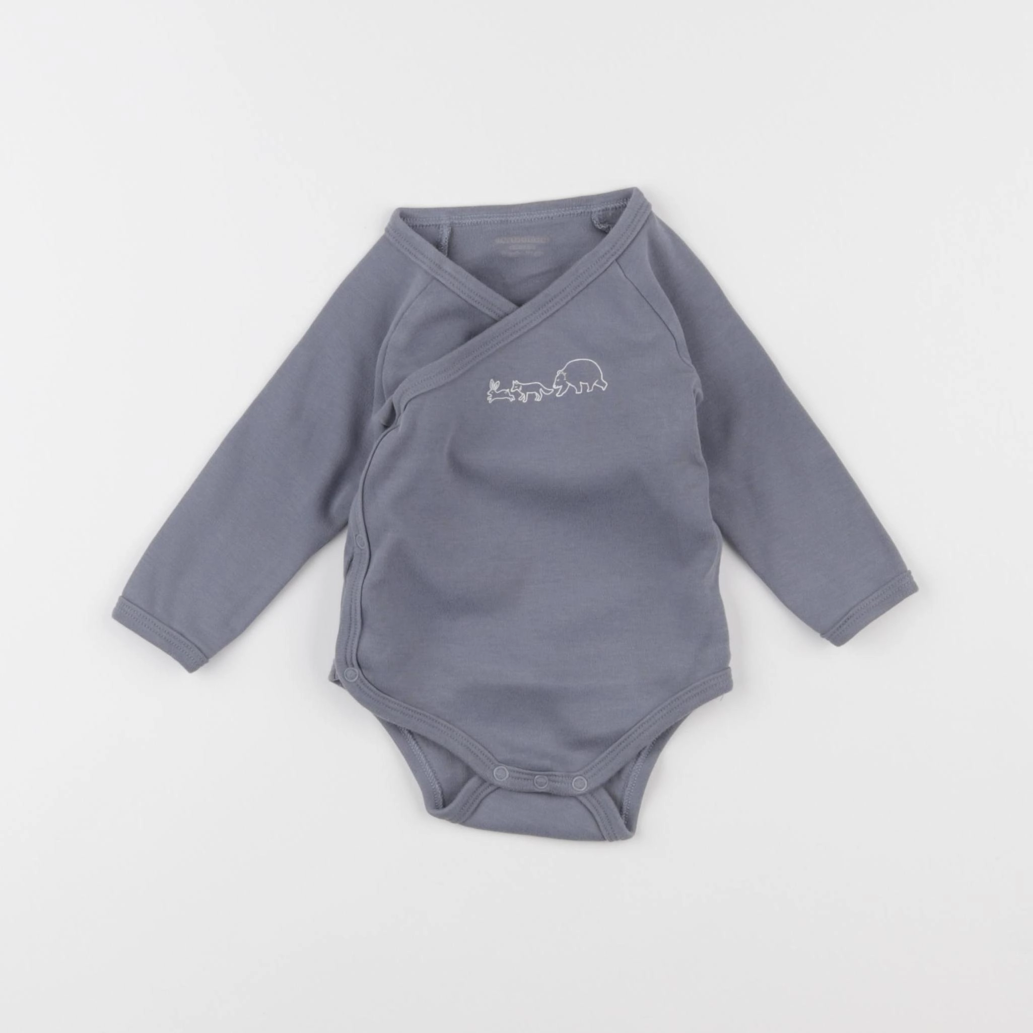 Vertbaudet - body bleu - 9 mois