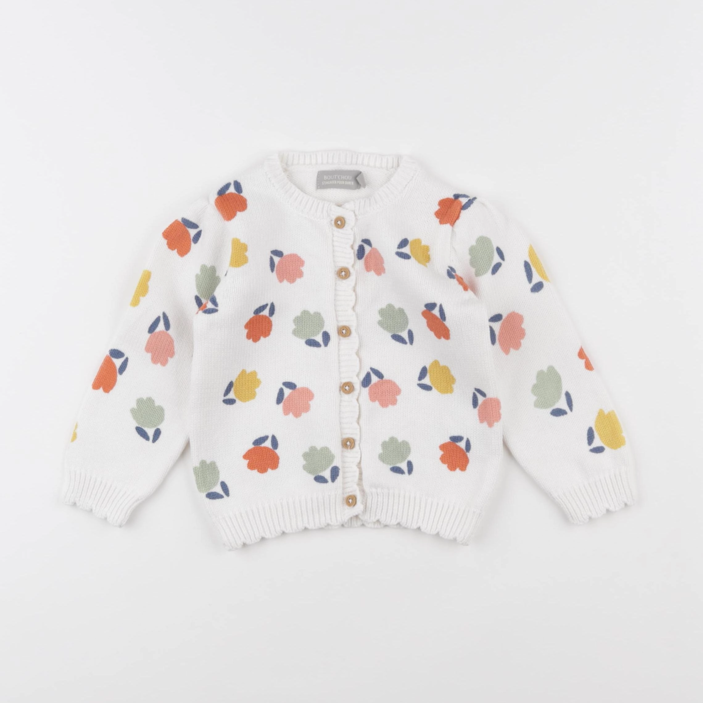 Boutchou - gilet blanc - 24 mois
