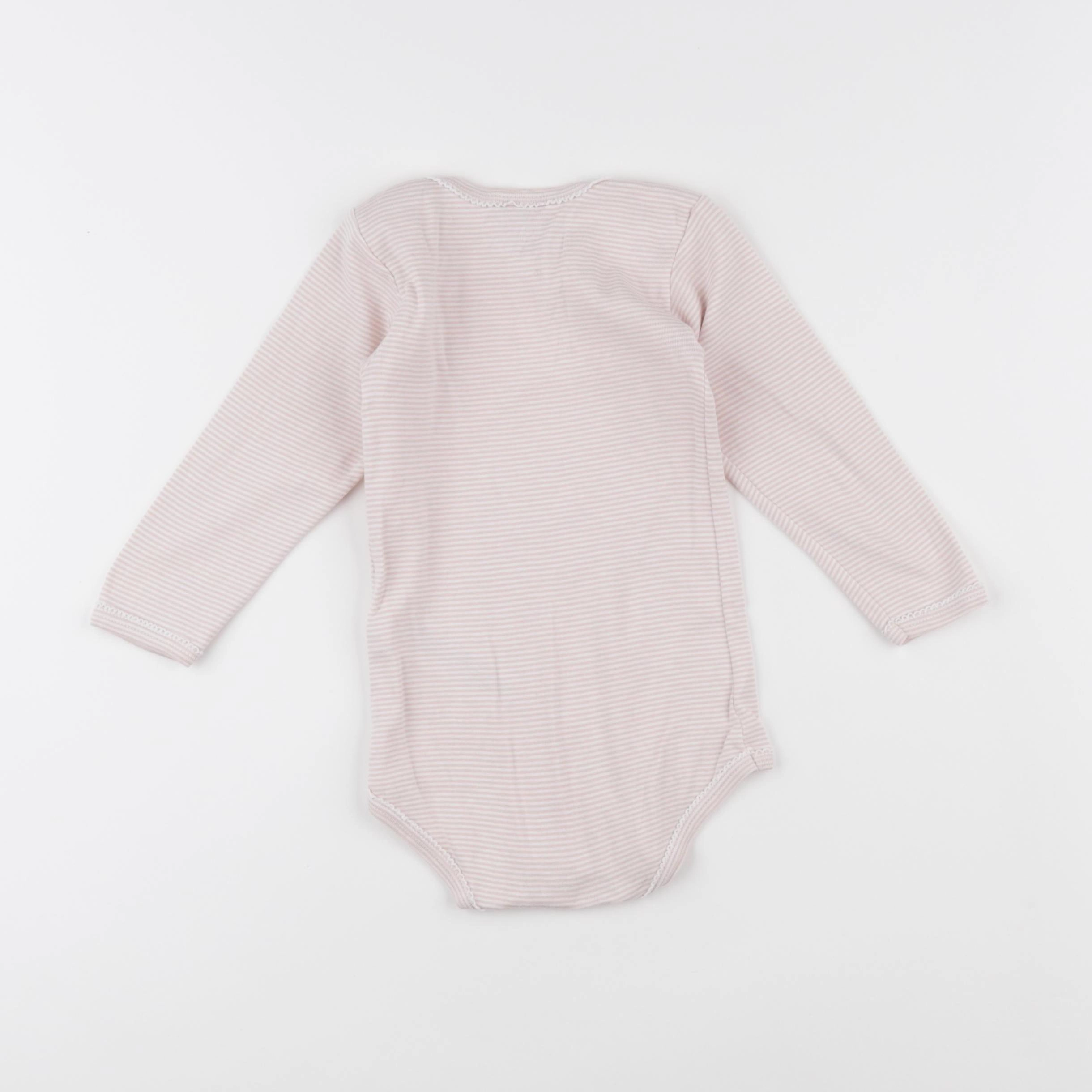 Petit Bateau - body rose - 24 mois
