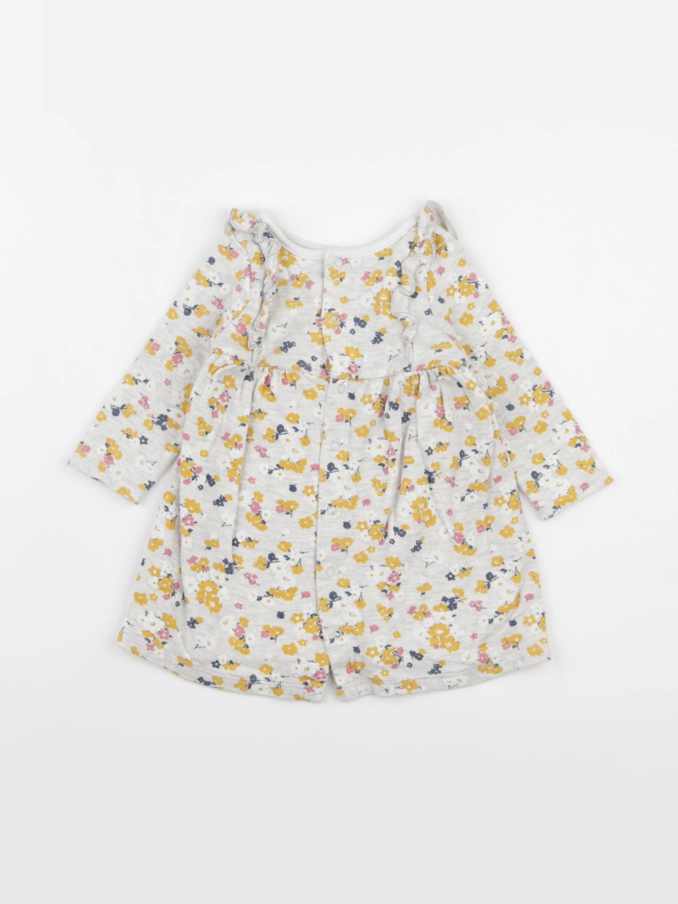 Petit Bateau - robe multicolore - 12 mois