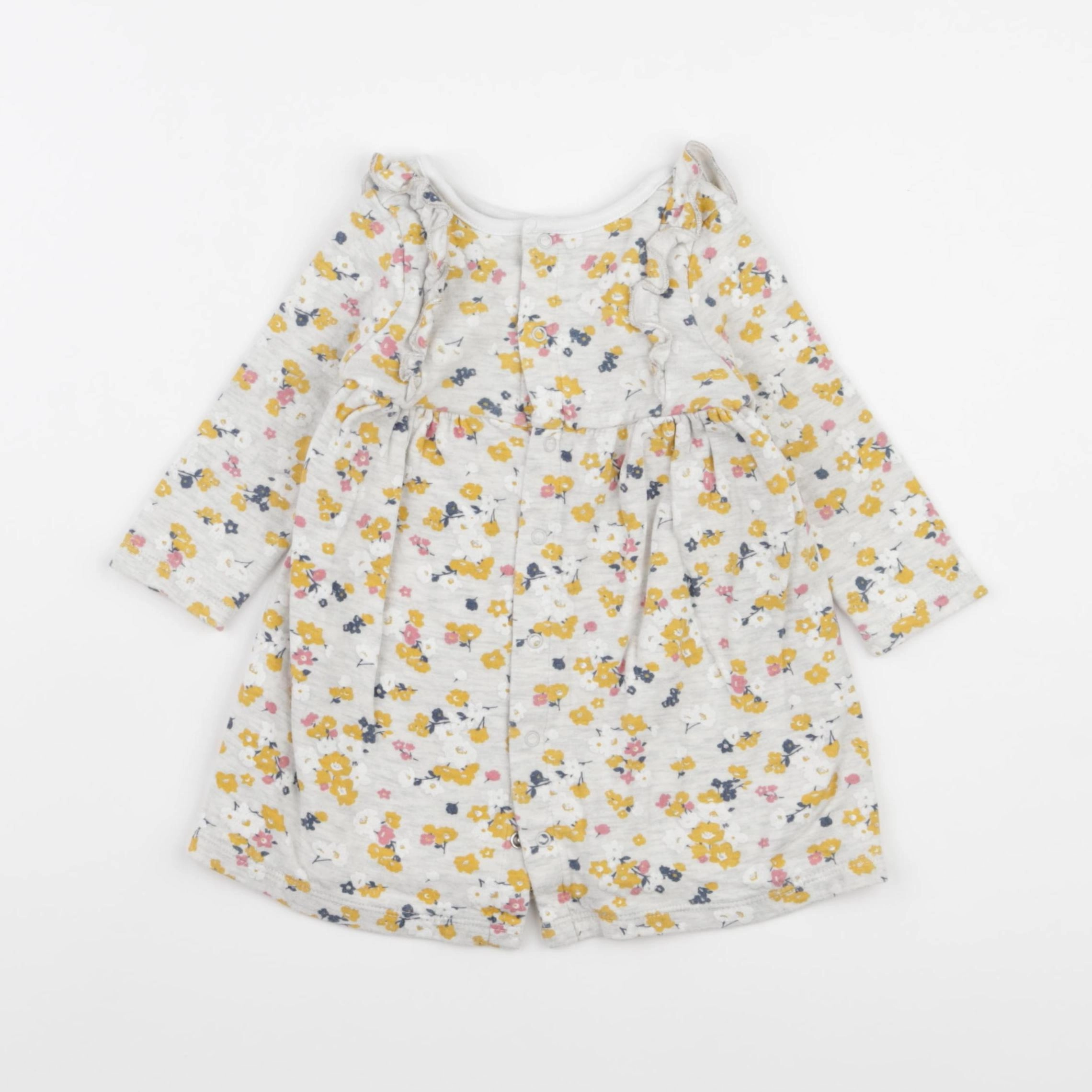 Petit Bateau - robe multicolore - 12 mois