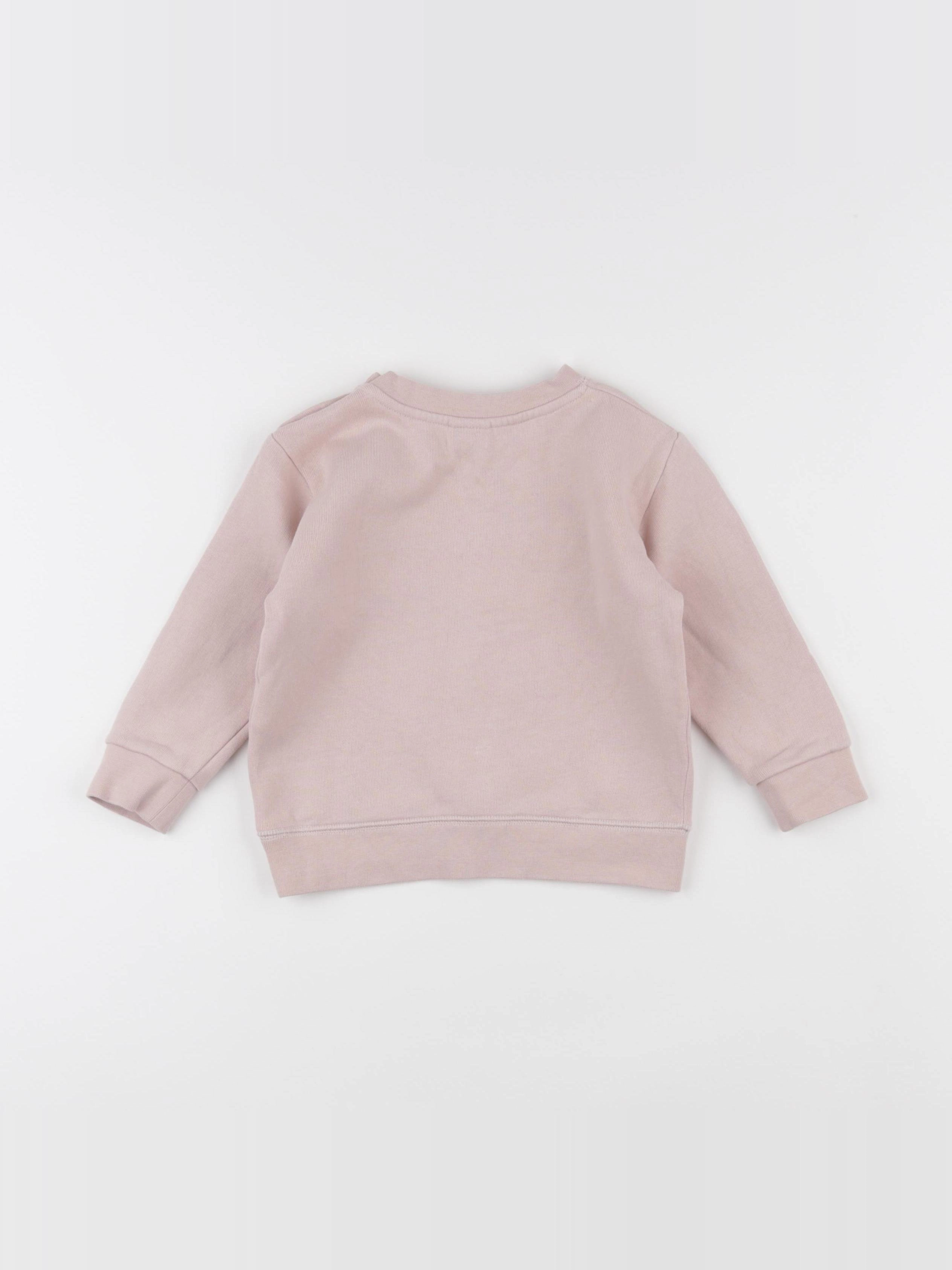 Bonton - sweat rose - 18 mois