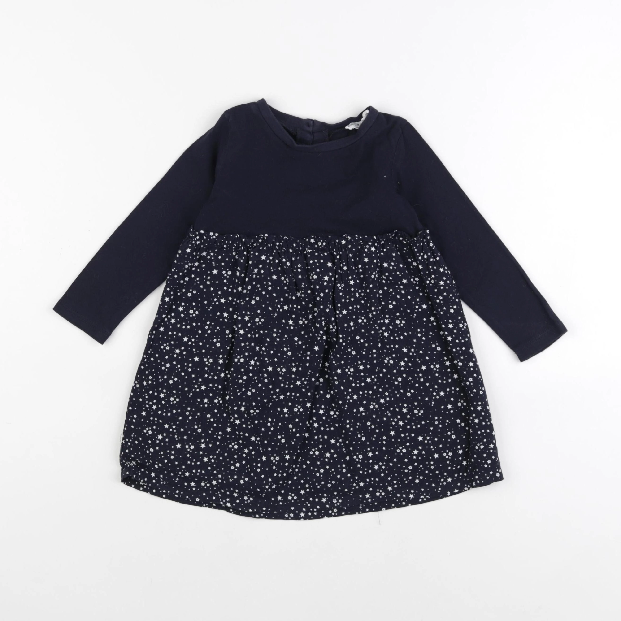 Eden & Victor - robe bleu - 2 ans