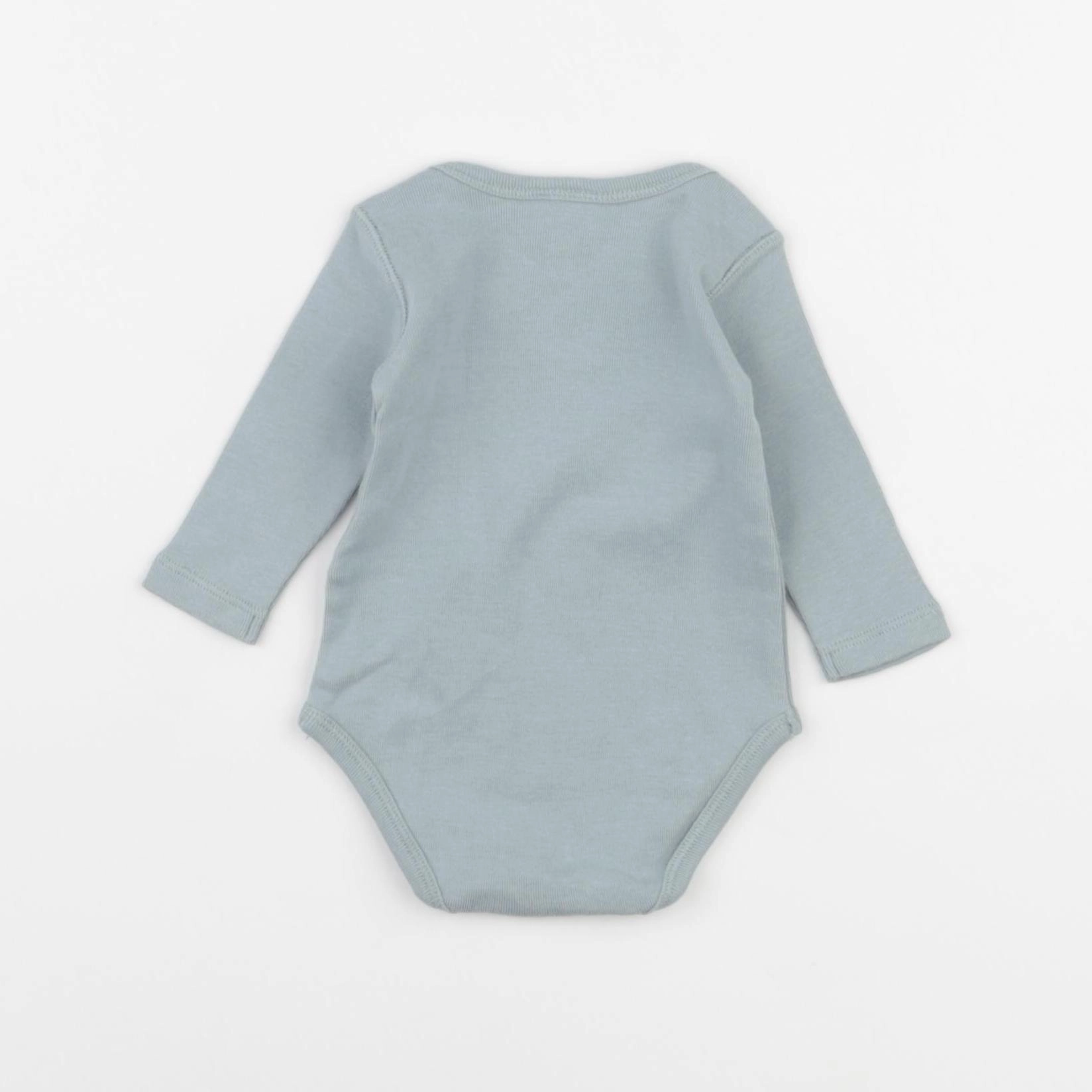 Bonton - body bleu - 1 mois