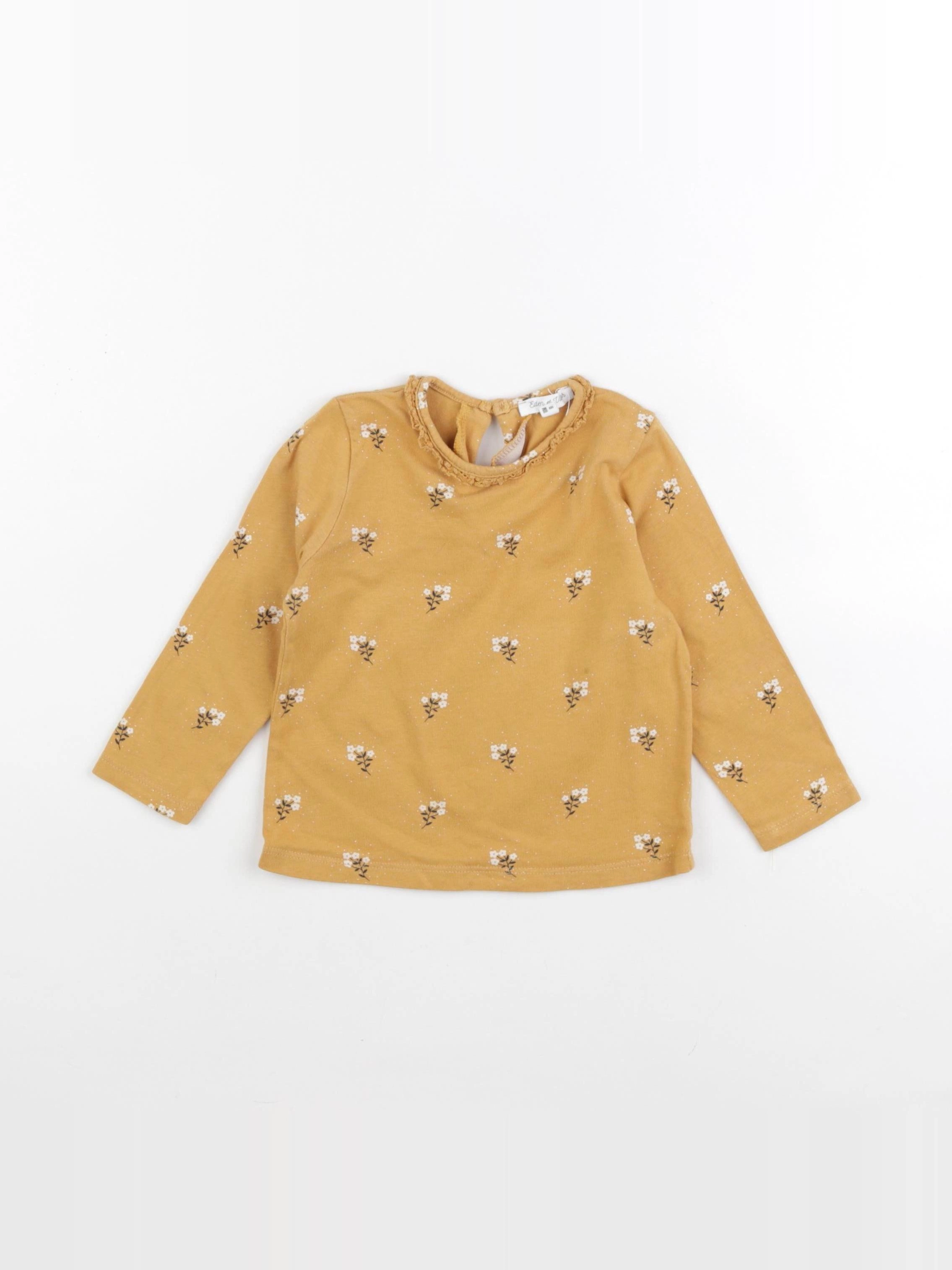 Eden & Victor - tee-shirt jaune - 18 mois