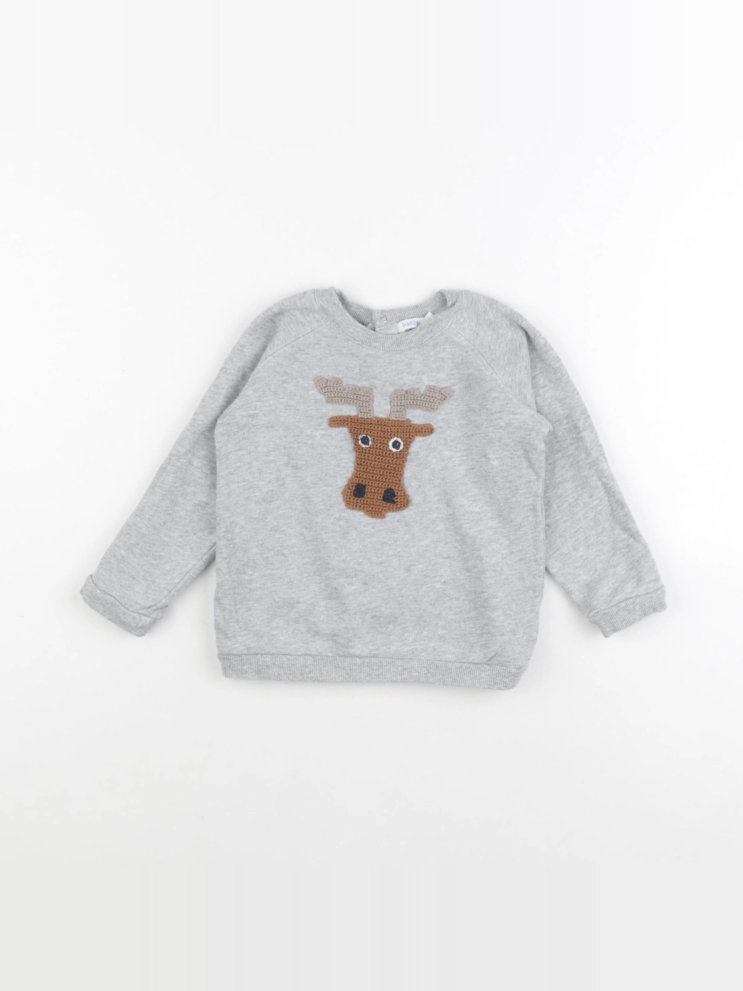 Boutchou - sweat gris - 36 mois