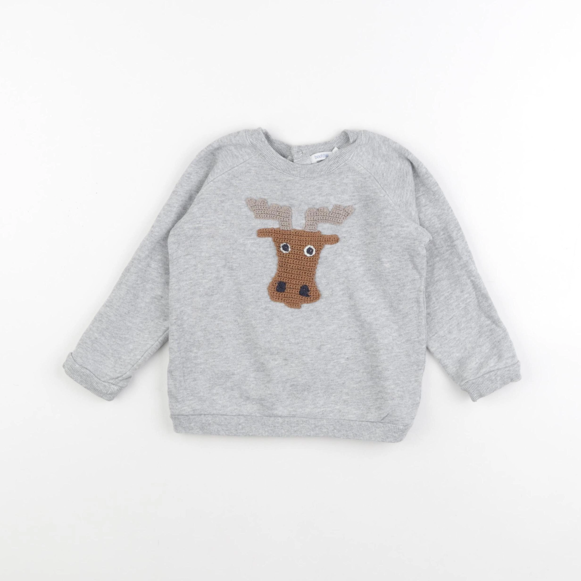 Boutchou - sweat gris - 36 mois