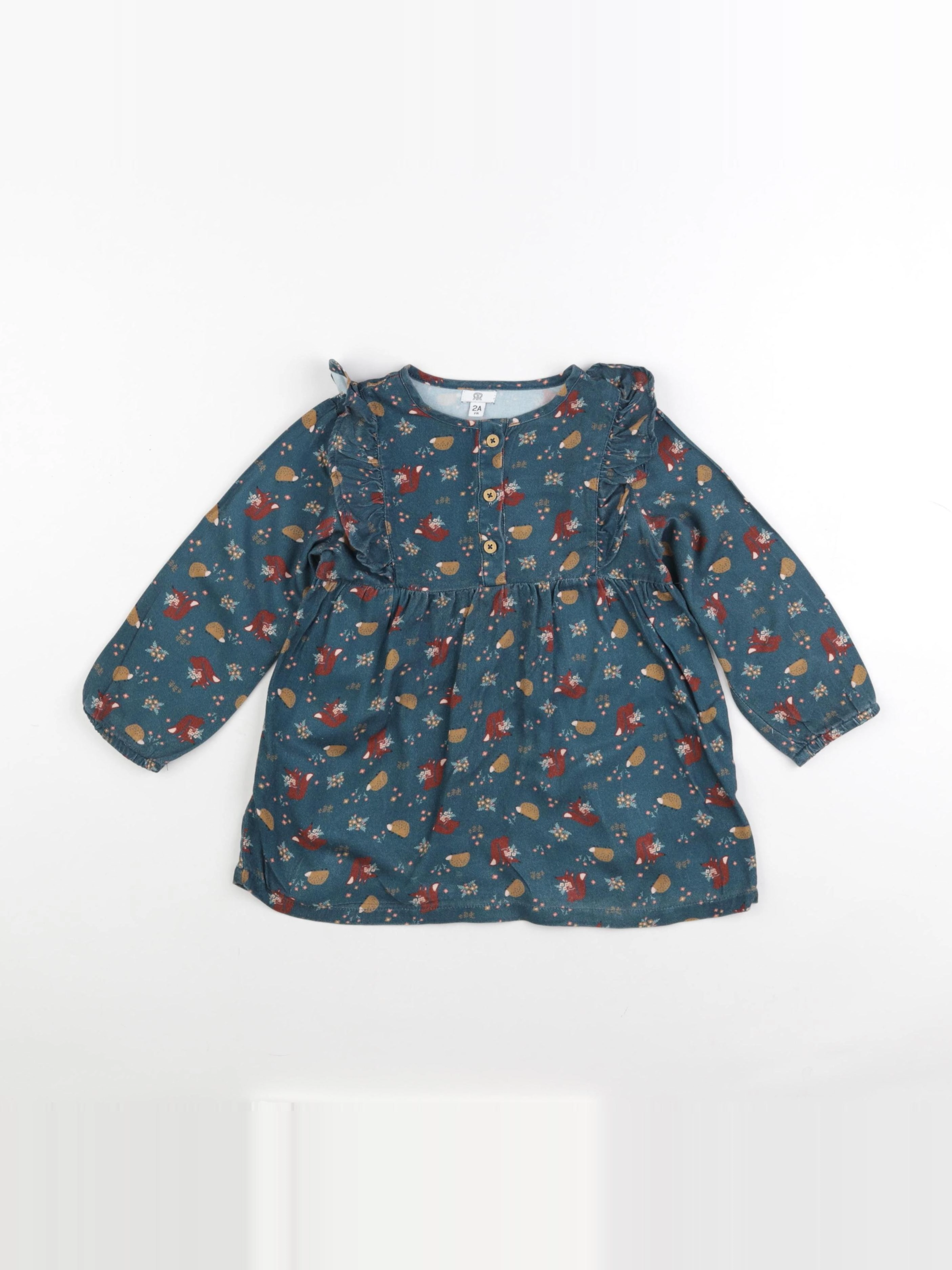 La Redoute - robe bleu - 2 ans
