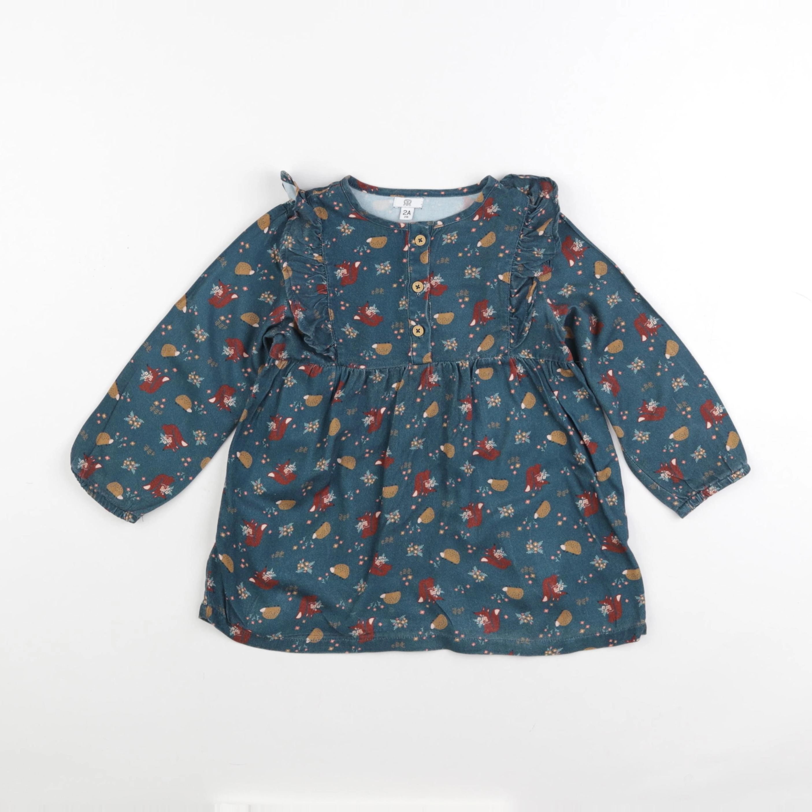 La Redoute - robe bleu - 2 ans