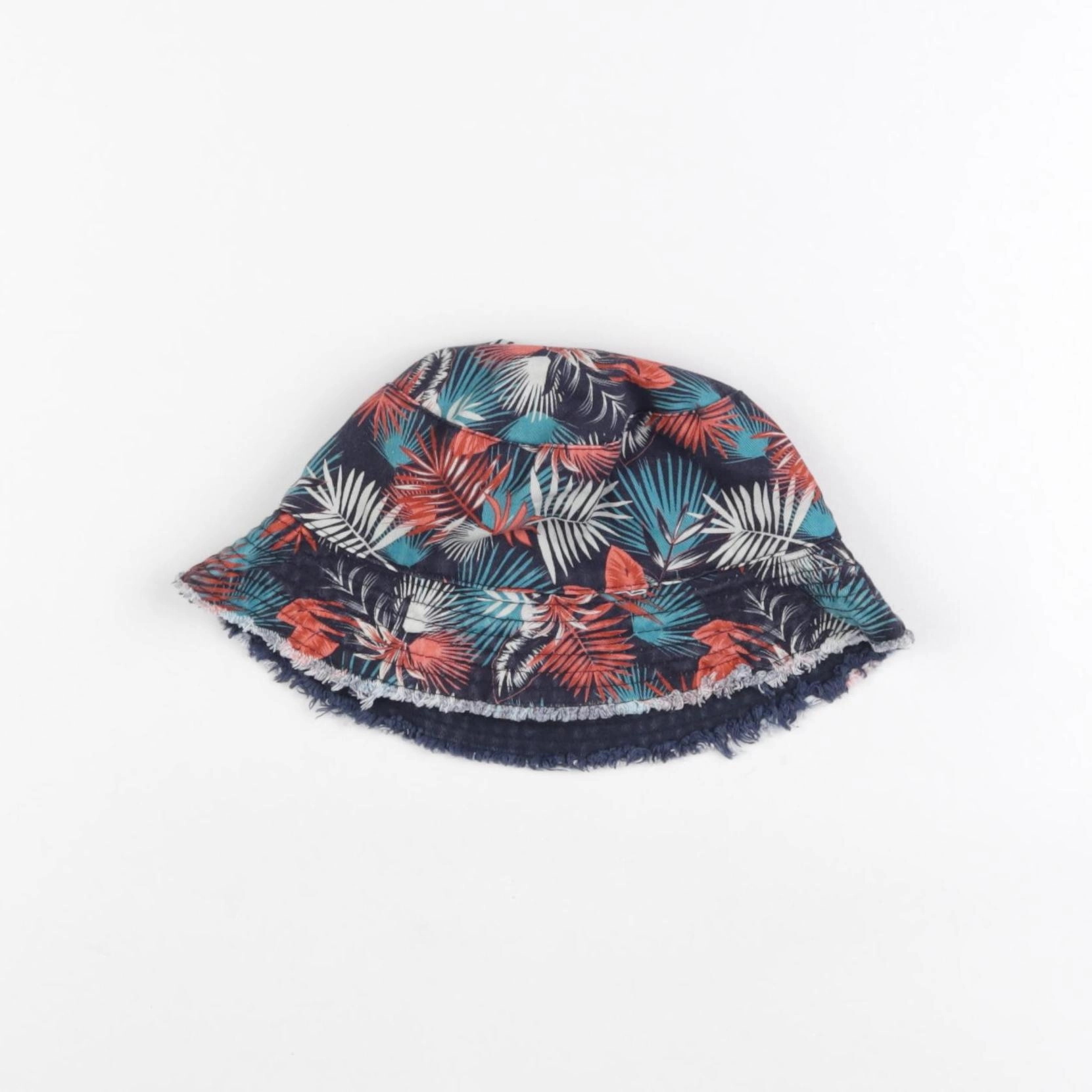 Tape à l'oeil - chapeau réversible bleu - 18/24 mois