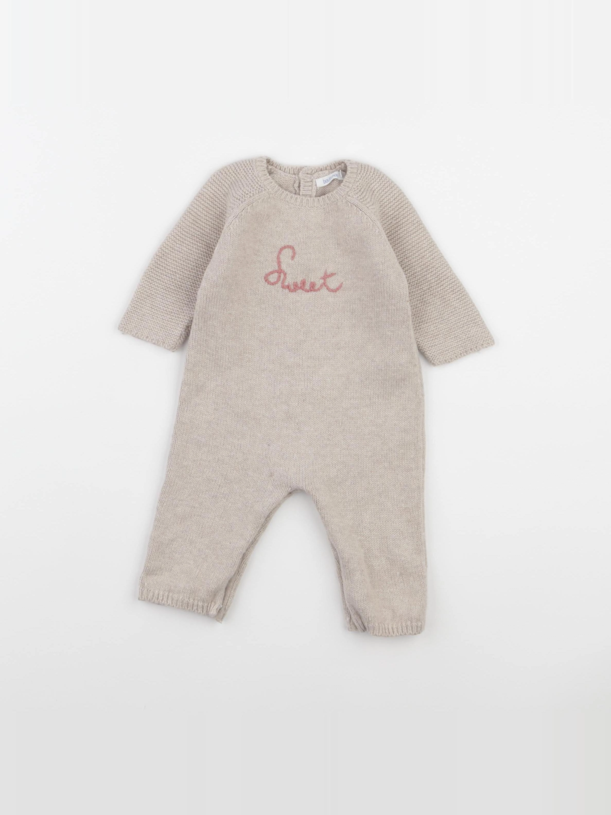 Boutchou - combinaison beige - 1 mois