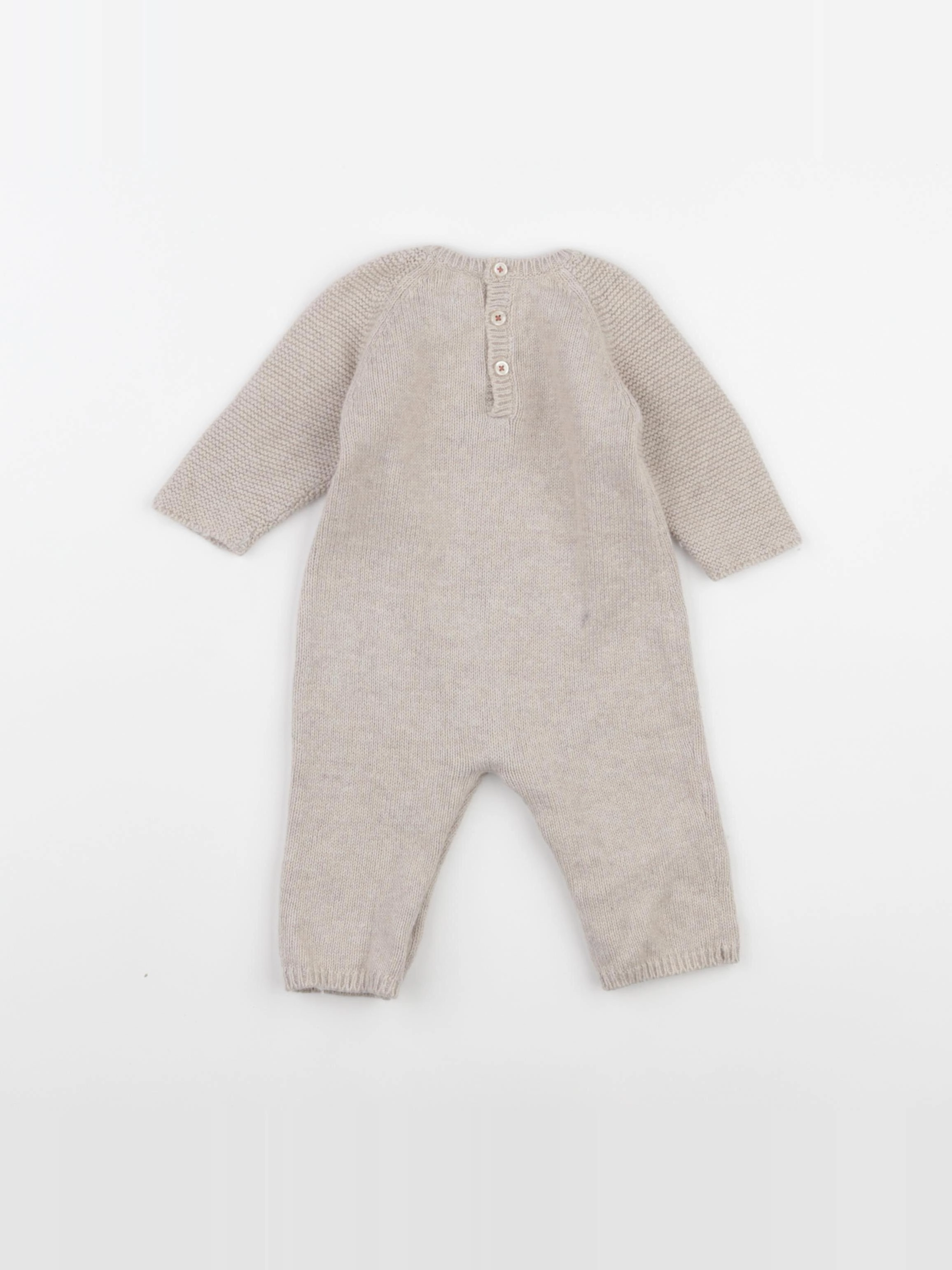 Boutchou - combinaison beige - 1 mois
