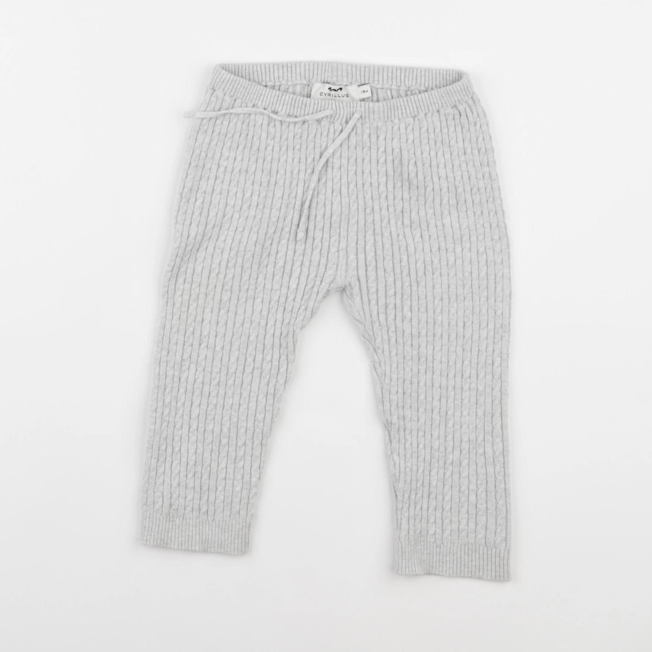Cyrillus - legging gris - 18 mois
