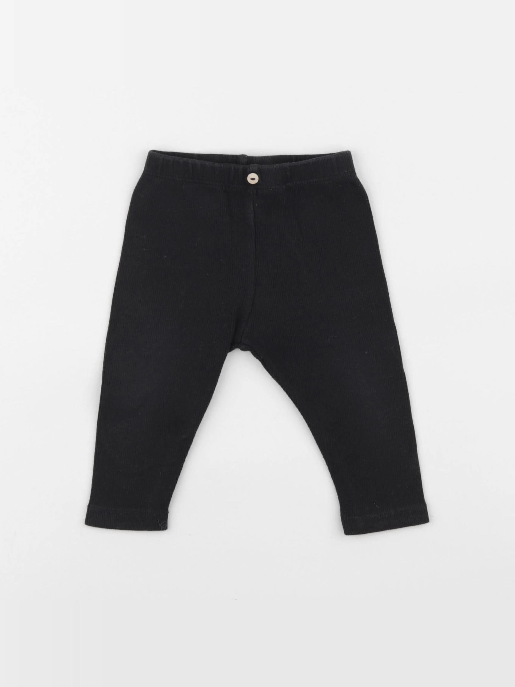 Zara - legging noir - 3/6 mois