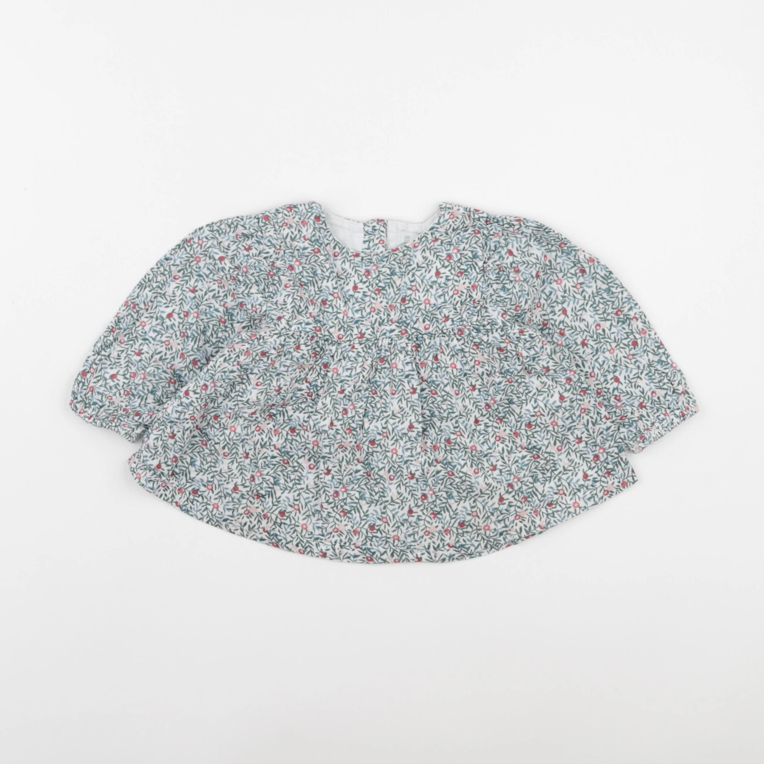 Vertbaudet - blouse multicolore - 12 mois
