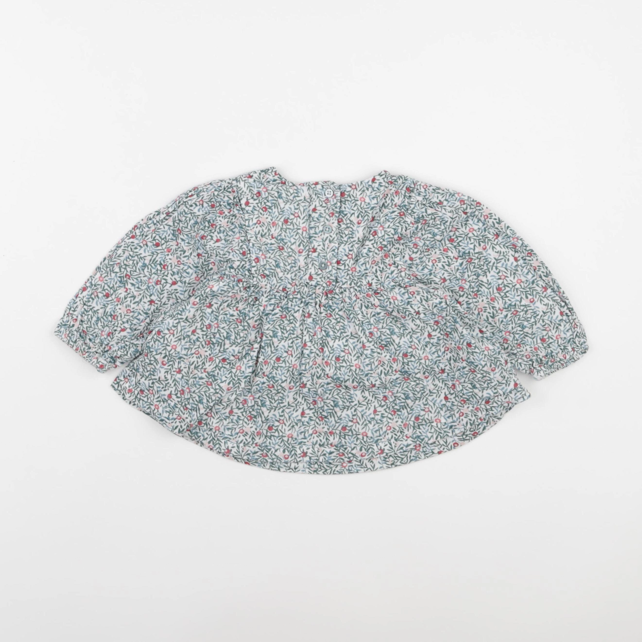 Vertbaudet - blouse multicolore - 12 mois