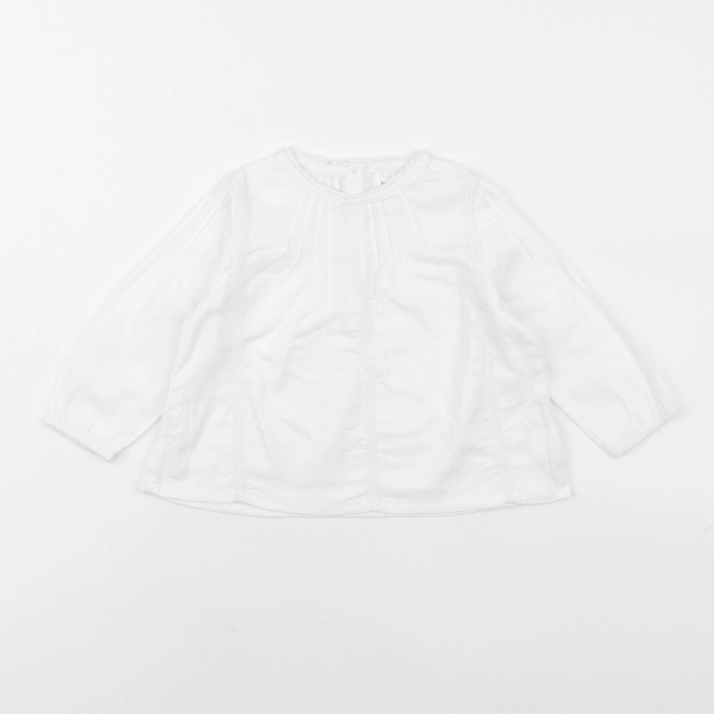 Boutchou - blouse blanc - 9 mois
