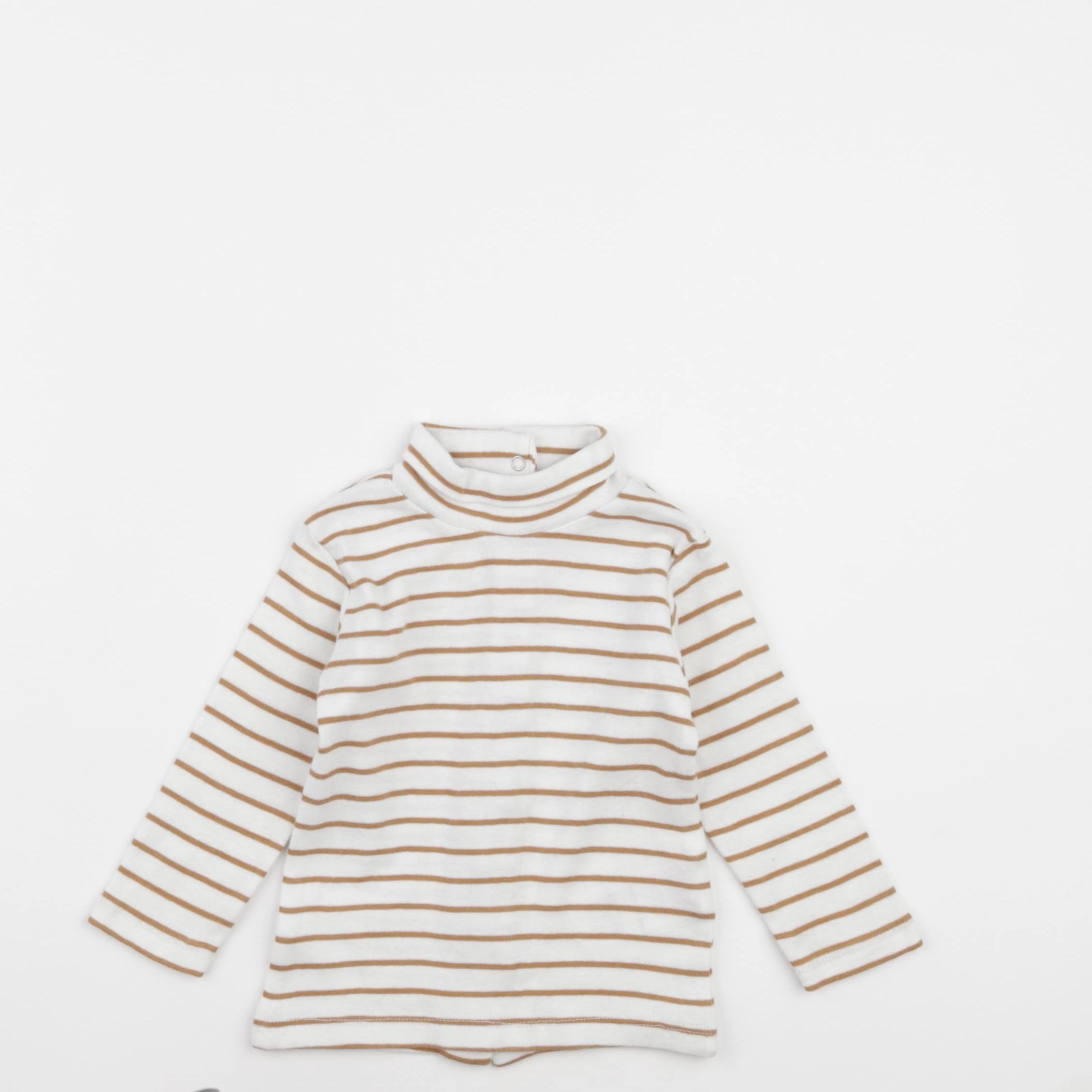 Vertbaudet - sous-pull marron - 9 mois