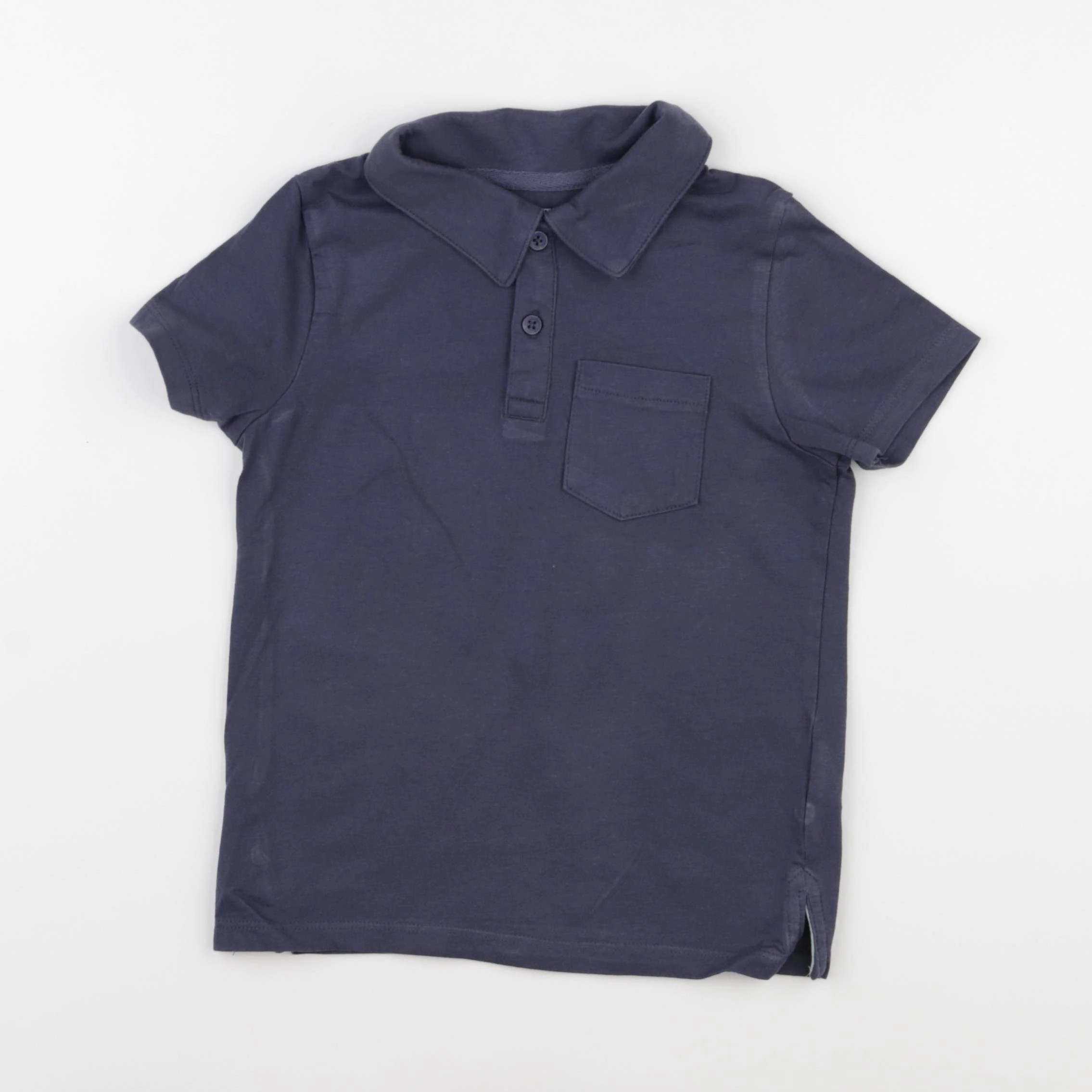 Vertbaudet - polo bleu - 5 ans