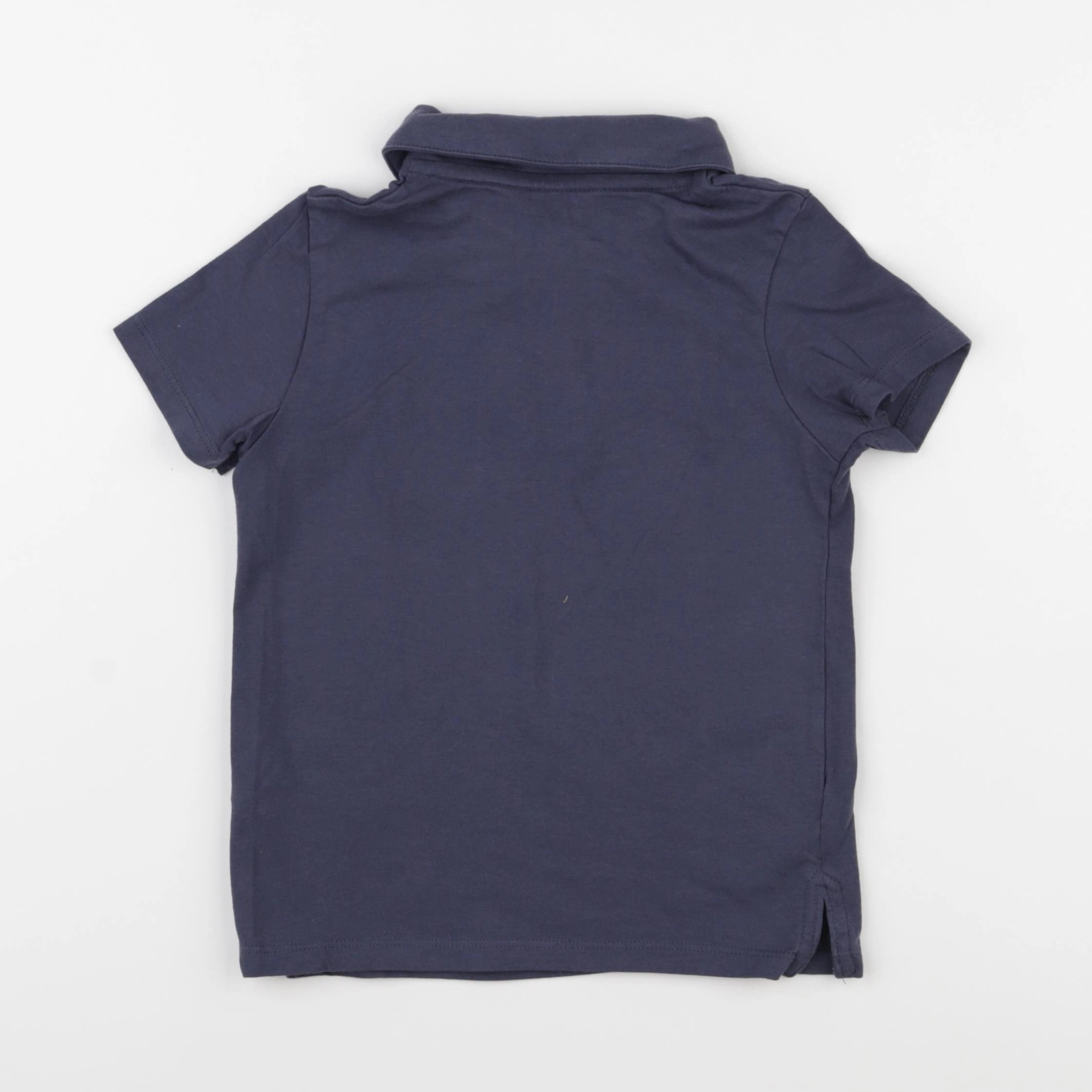 Vertbaudet - polo bleu - 5 ans