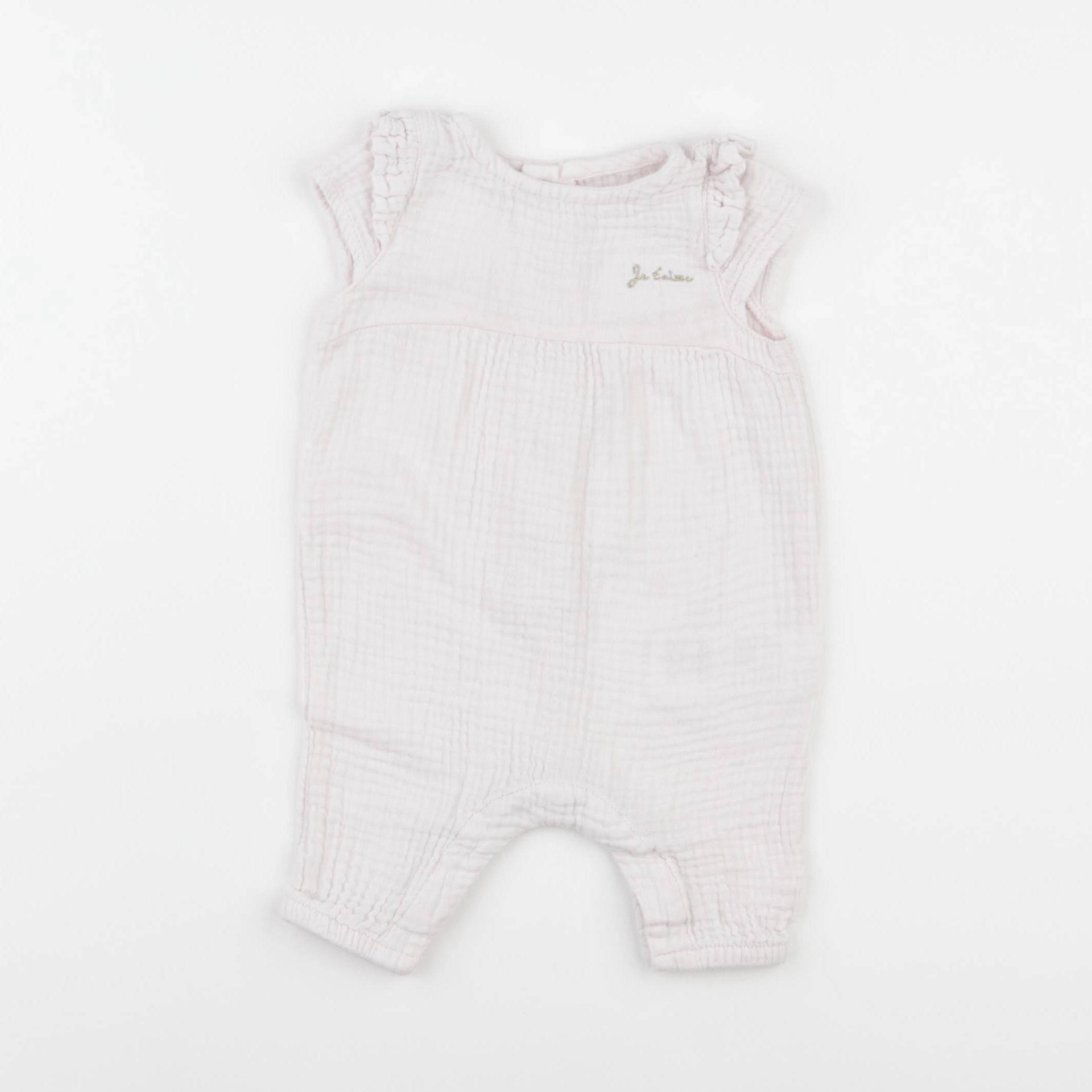 Vertbaudet - combinaison rose - 1 mois