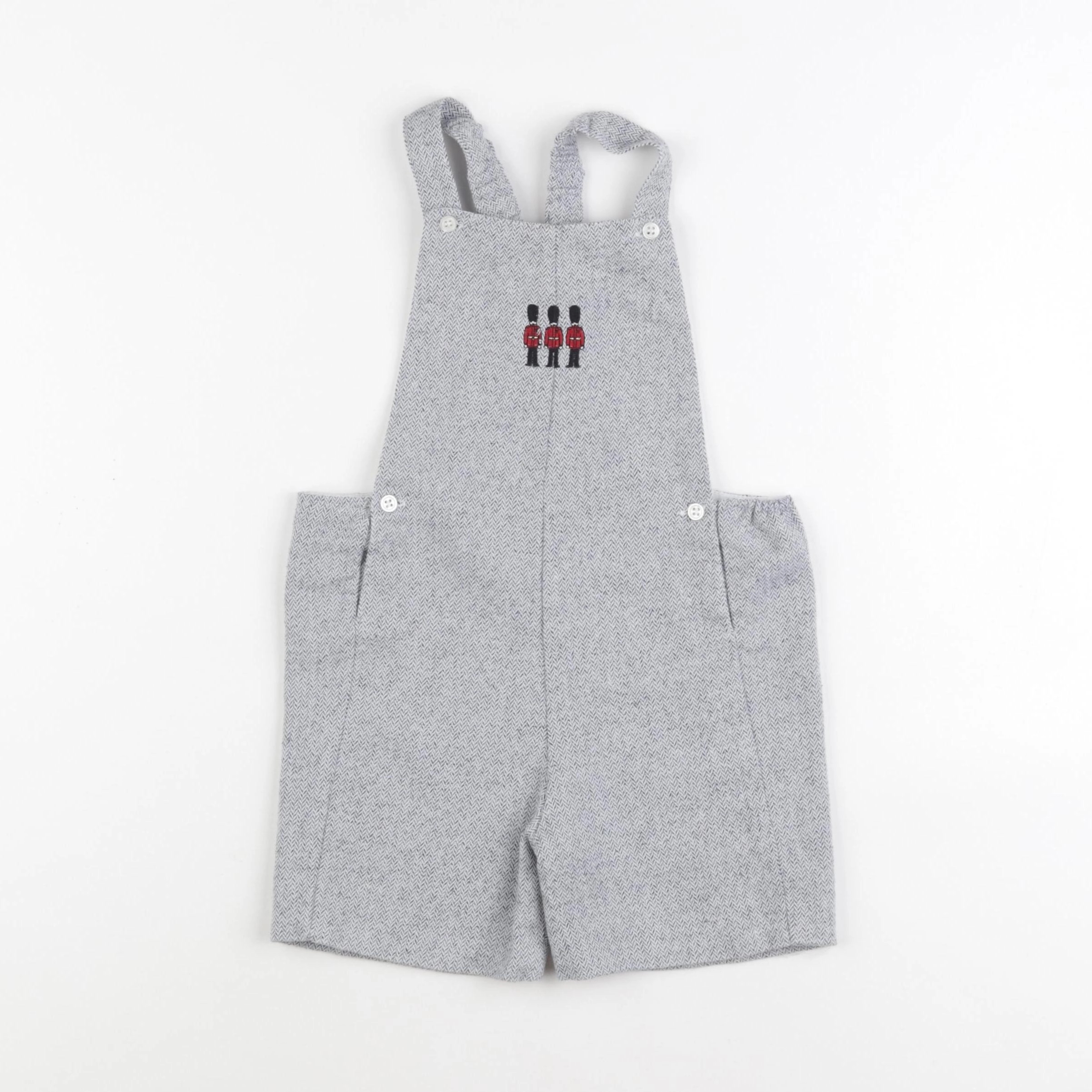 Thomas Brown - salopette gris - 24 mois
