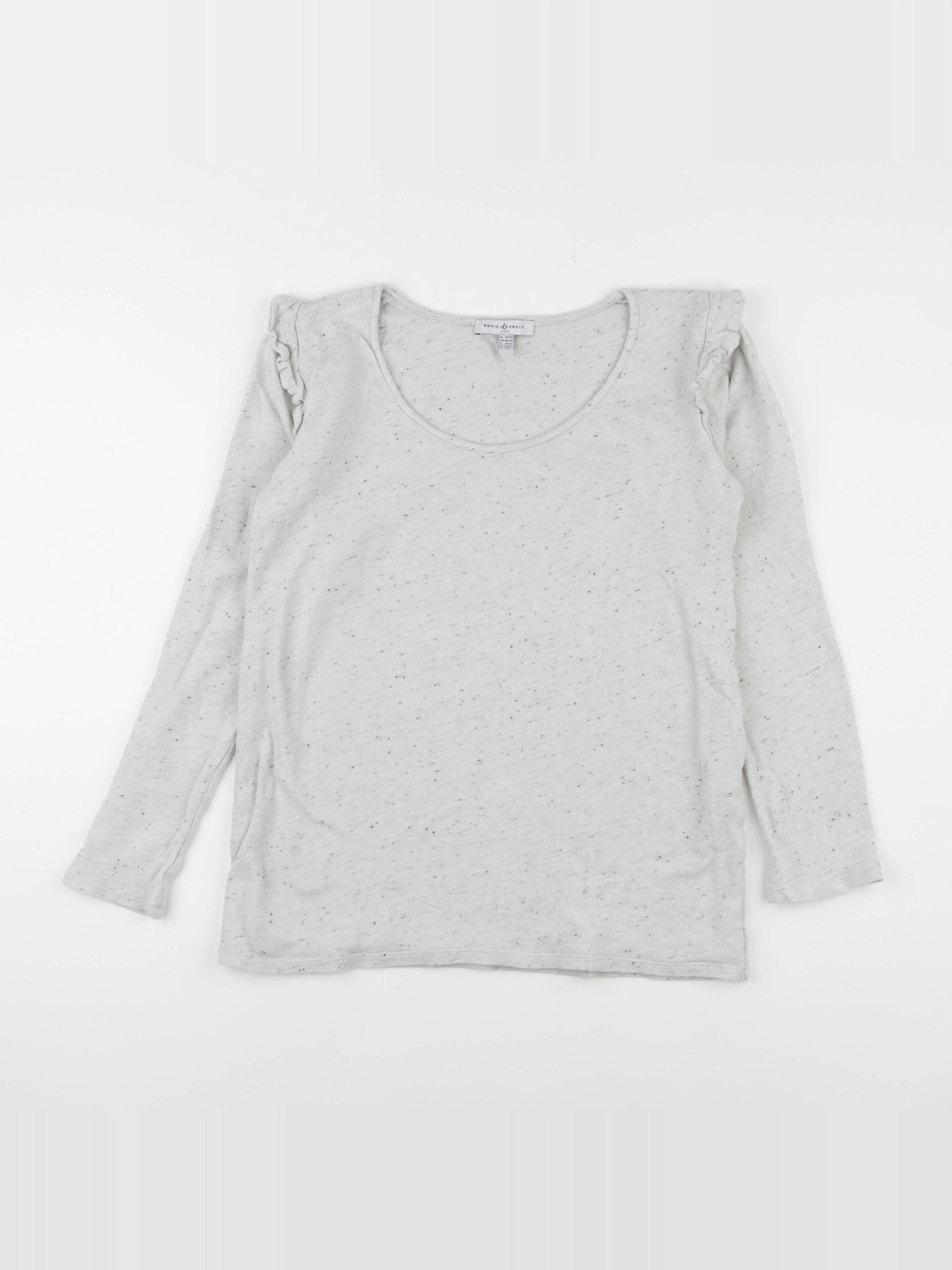 Envie de fraise - tee-shirt grossesse gris - 38 à 40