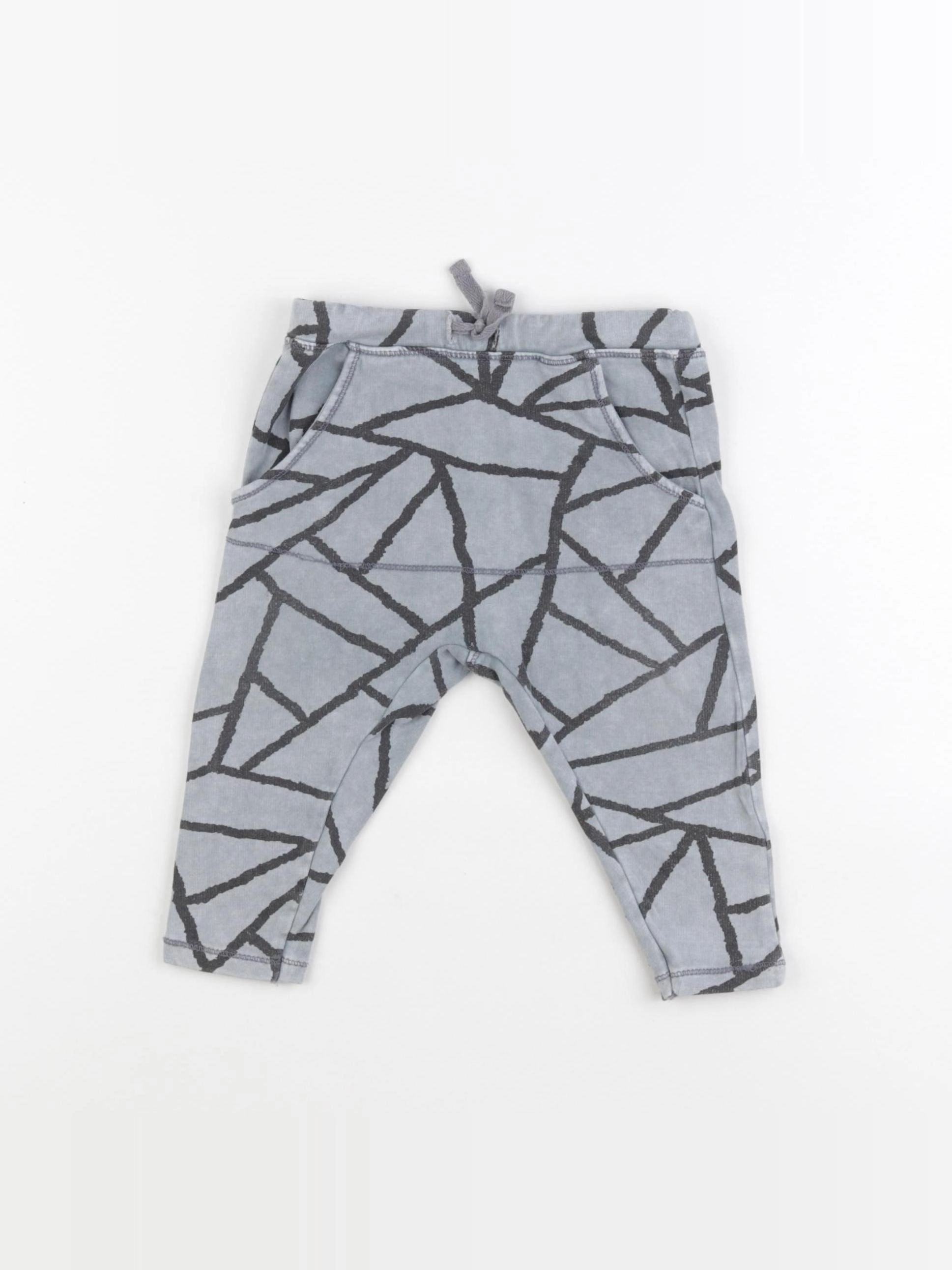 Zara - sarouel bleu - 9/12 mois