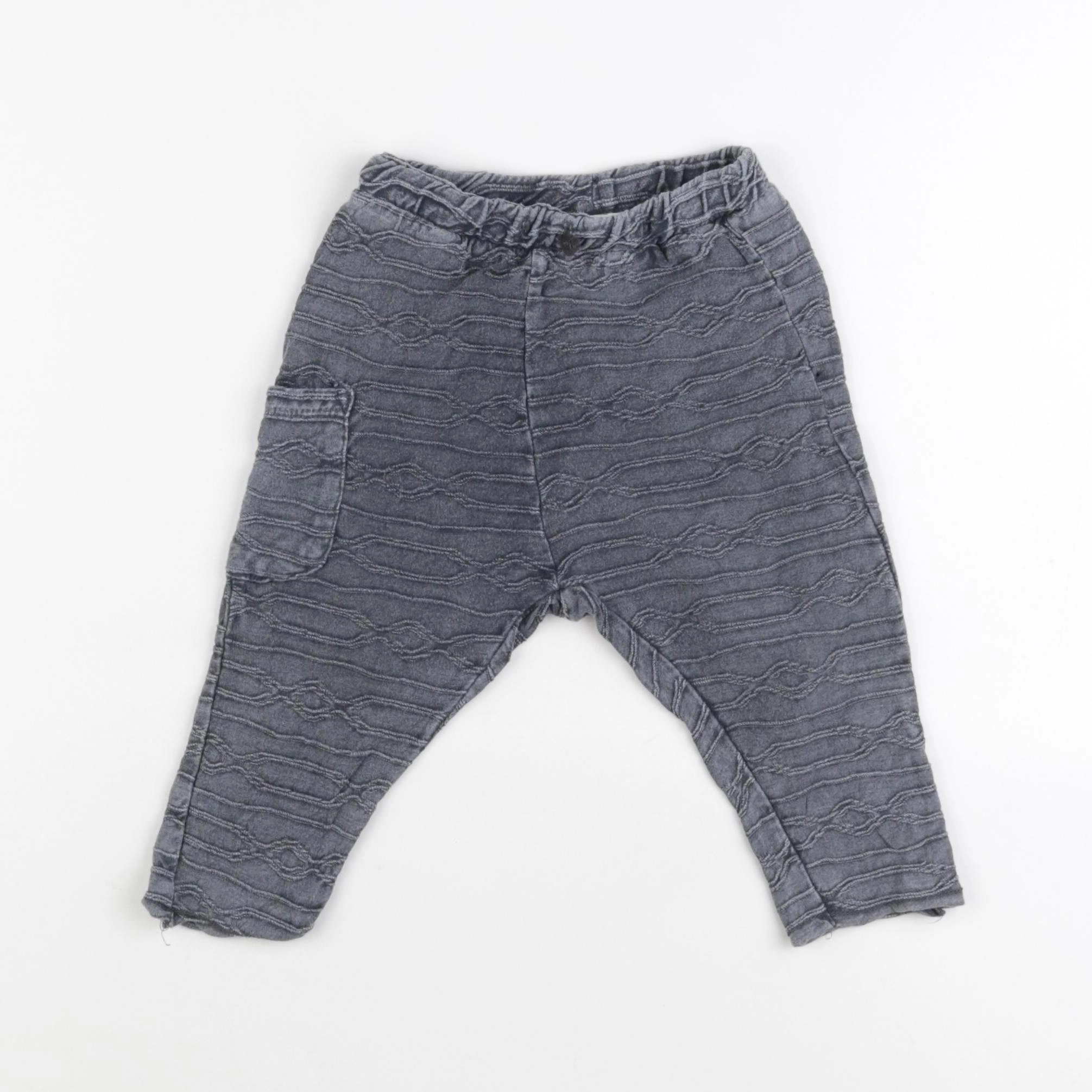 Zara - sarouel gris - 9/12 mois