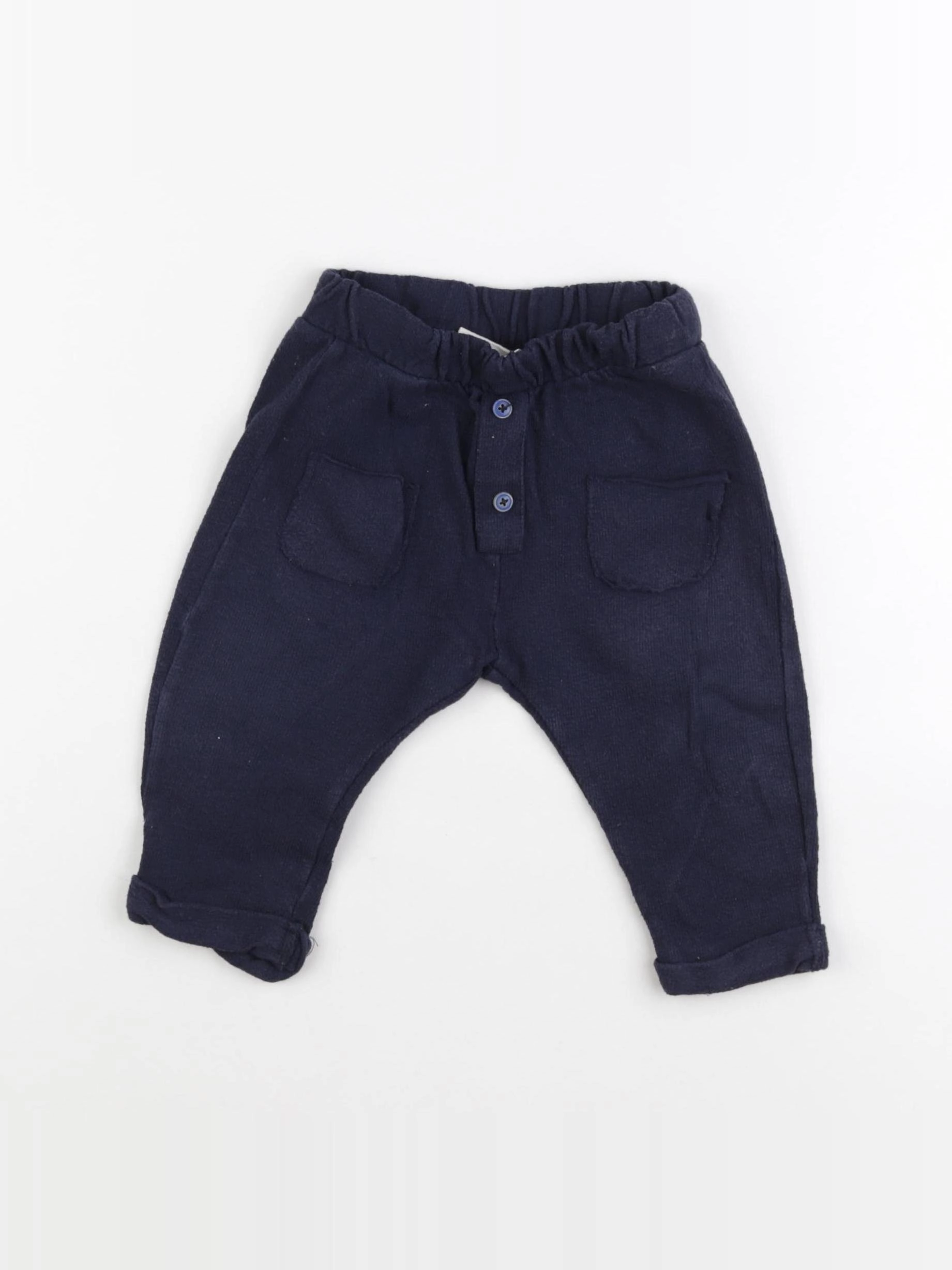 Zara - sarouel bleu - 9/12 mois