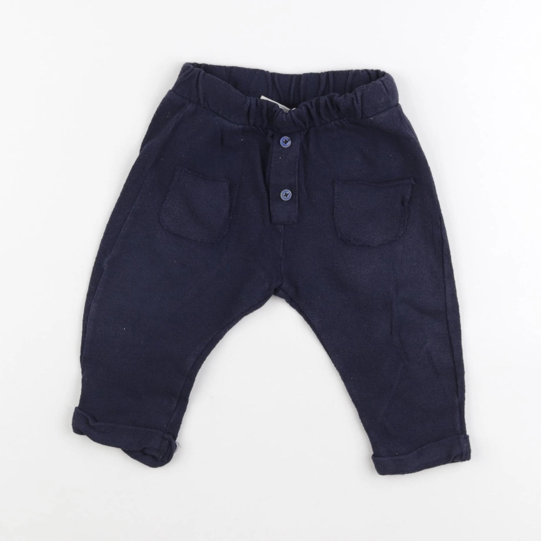 Zara - sarouel bleu - 9/12 mois