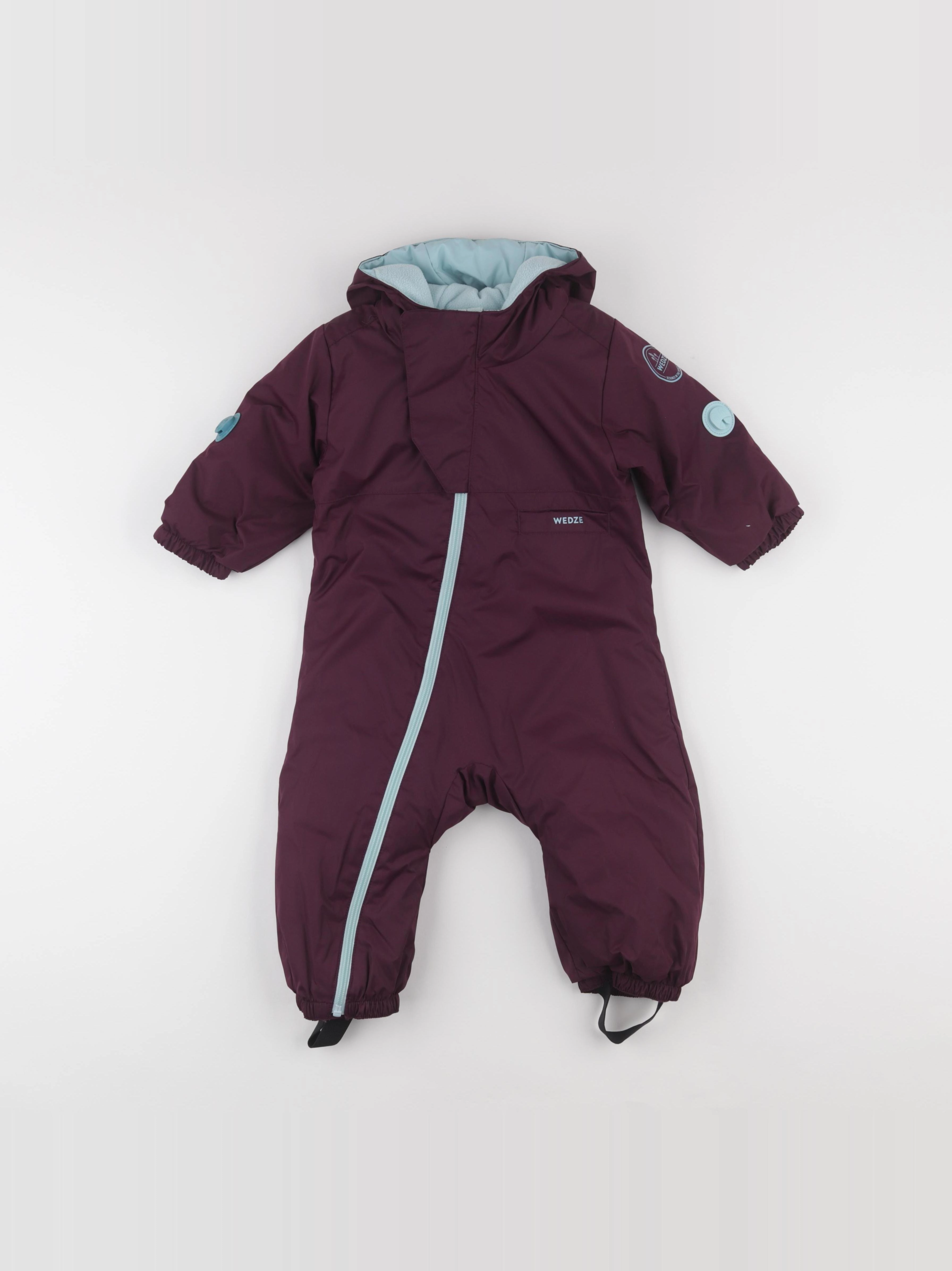 Decathlon ski - combinaison de ski violet - 18 mois