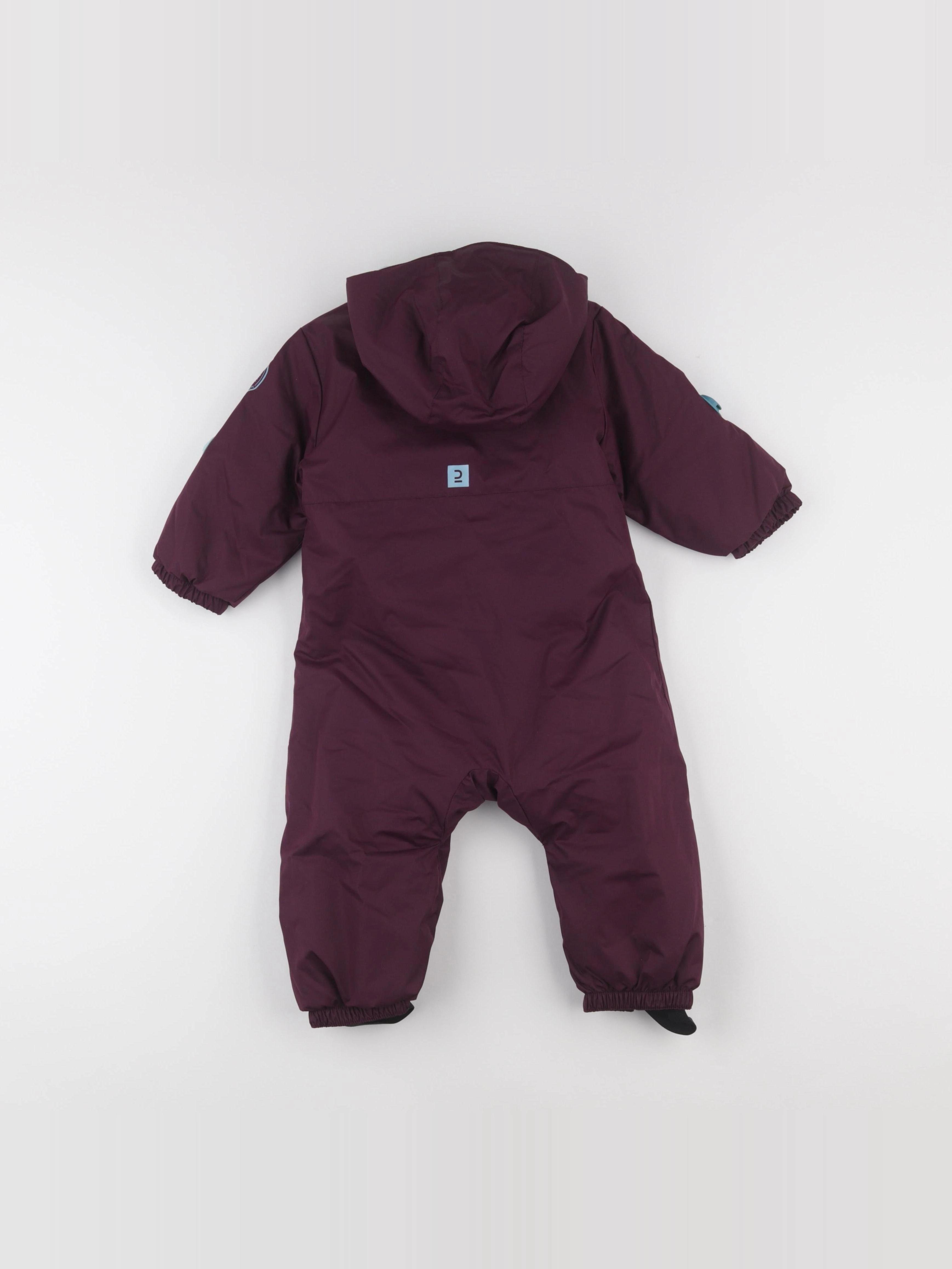 Decathlon ski - combinaison de ski violet - 18 mois