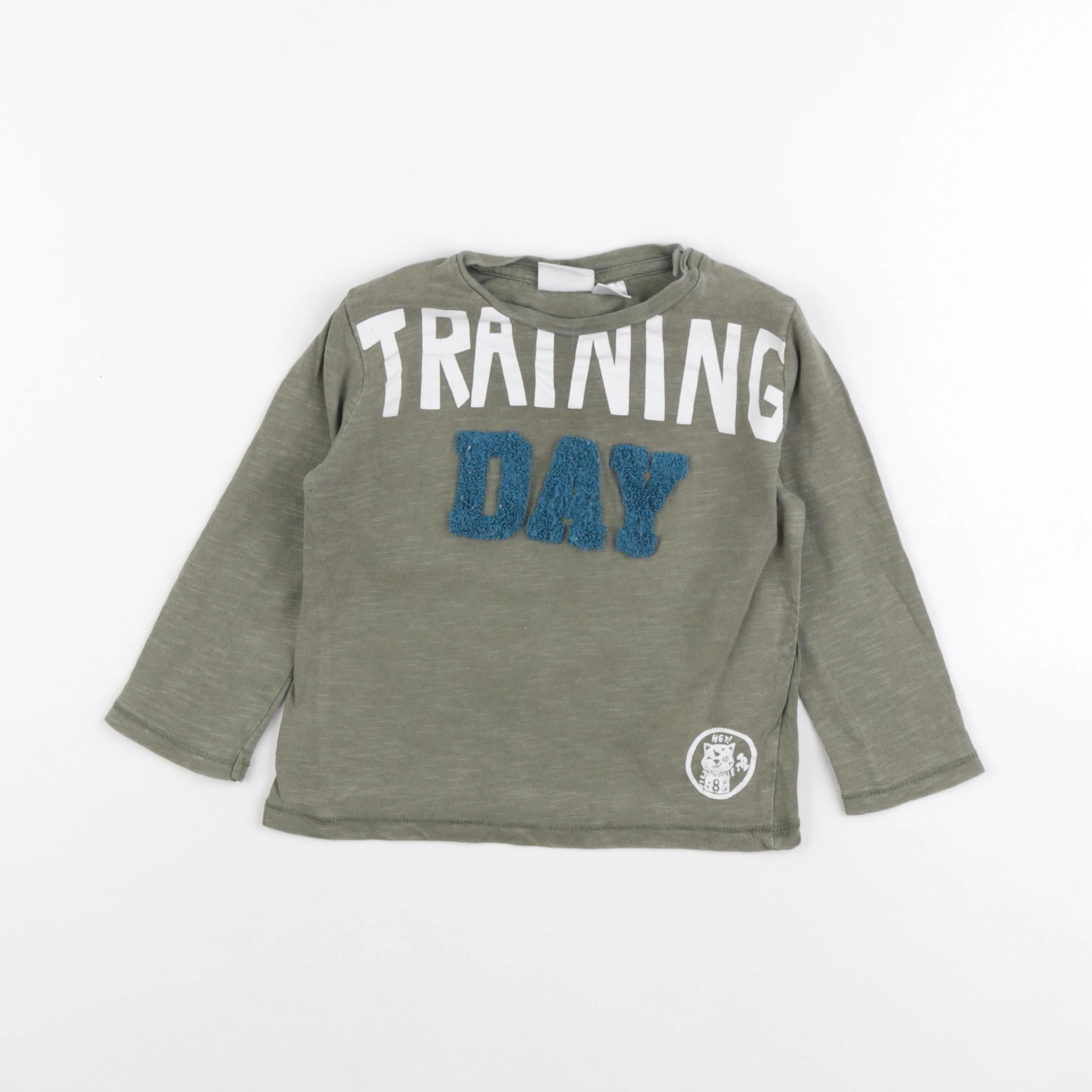 Zara - tee-shirt vert - 12/18 mois