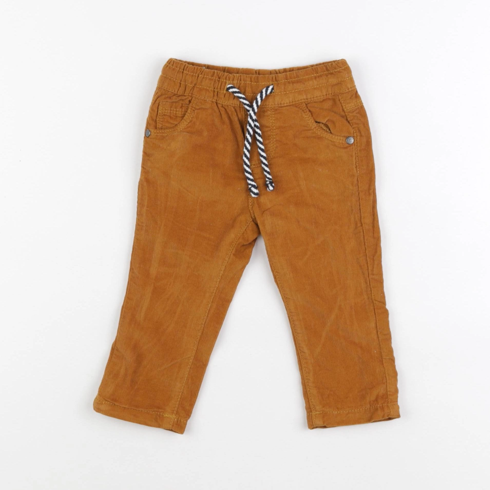 Tape à l'oeil - pantalon orange - 6 mois
