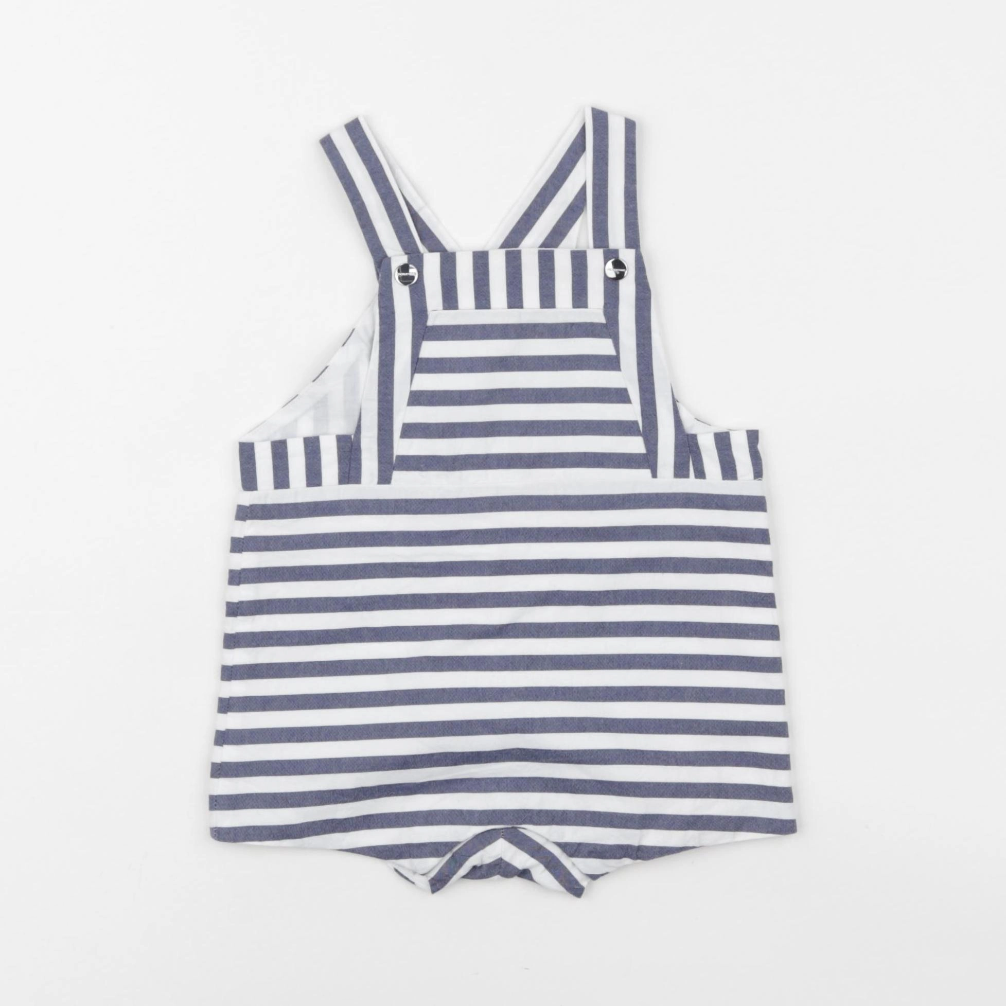 Jacadi - salopette blanc, bleu - 6 mois