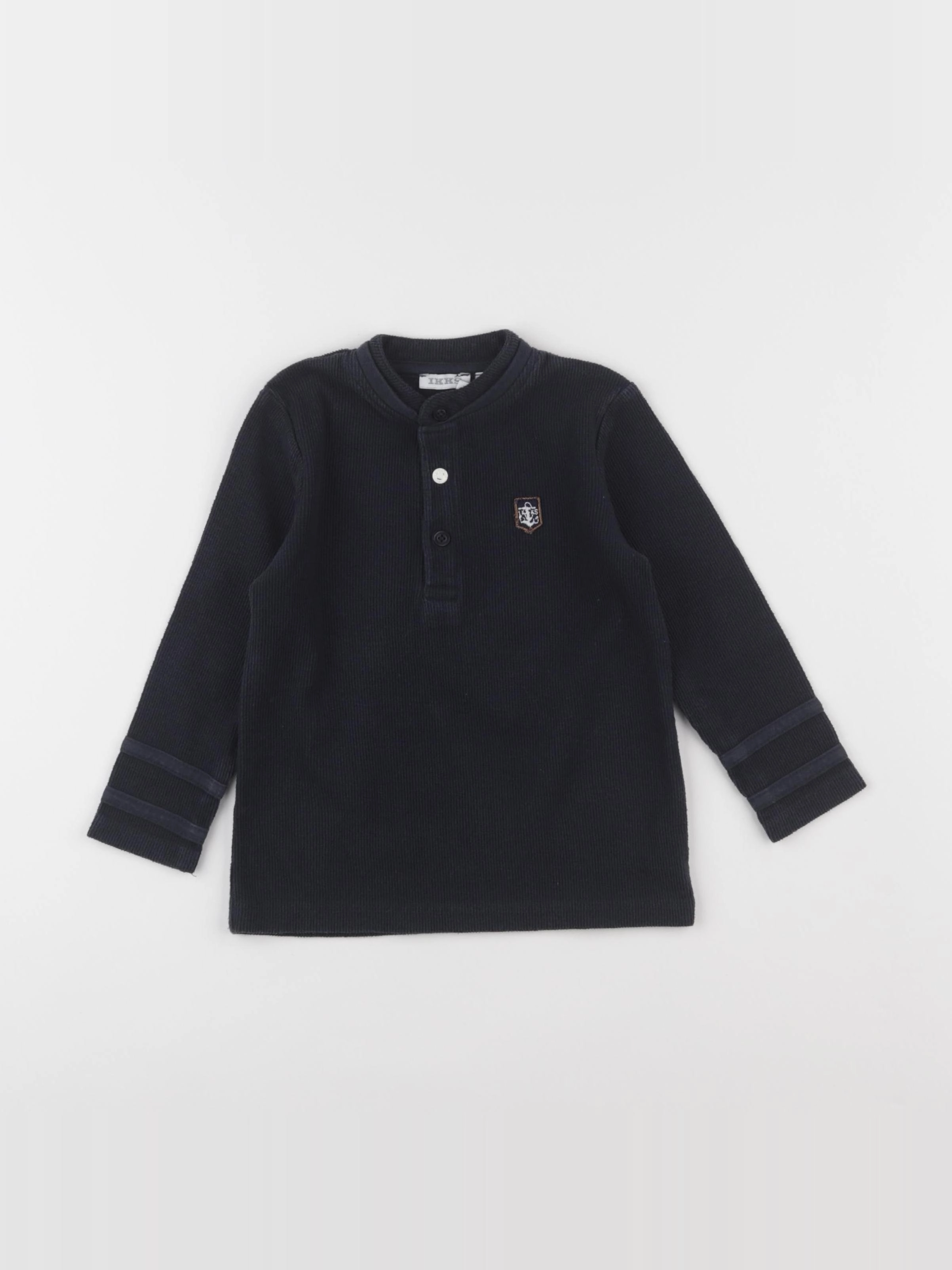 IKKS - sweat bleu - 2 ans