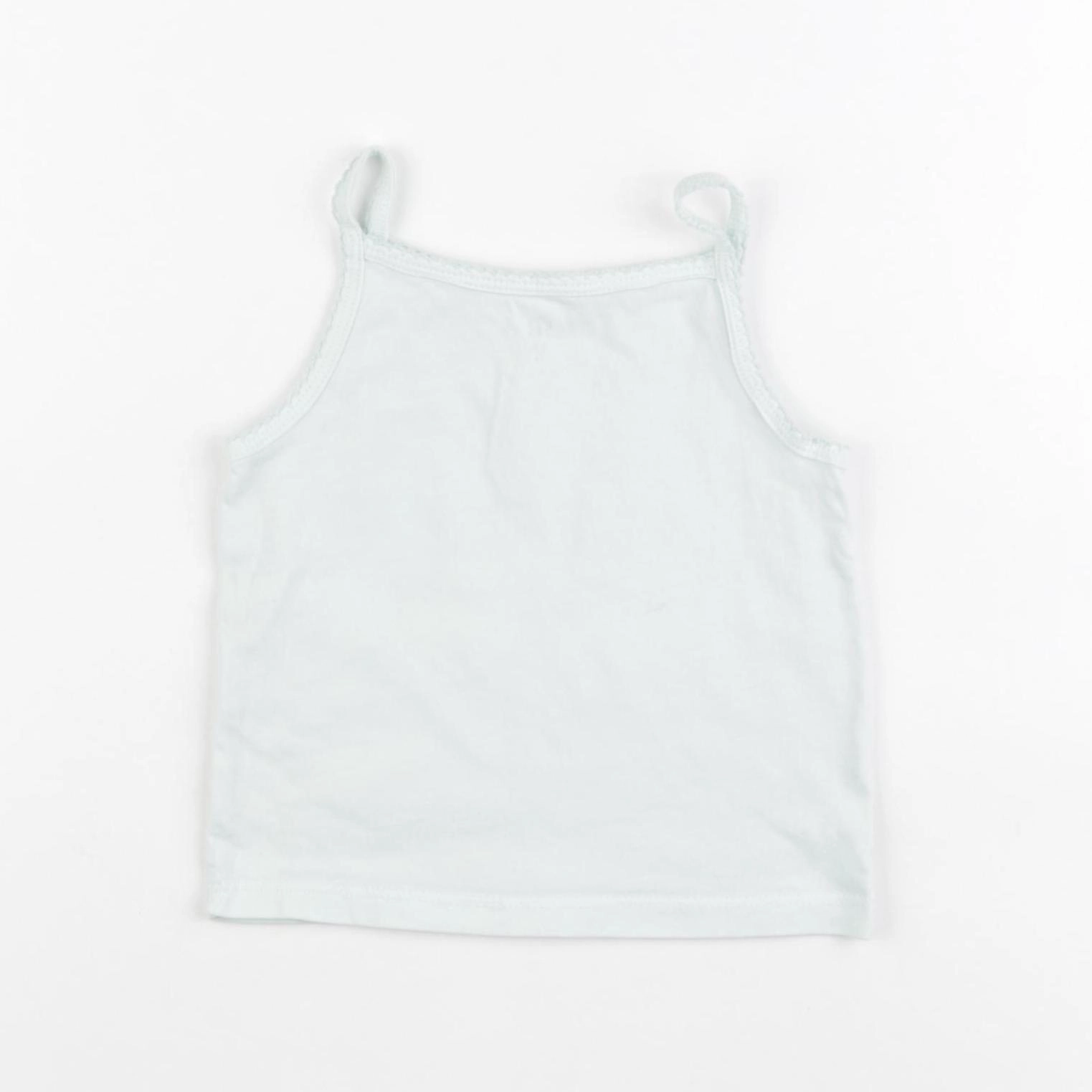 La Redoute - maillot de corps bleu - 3 ans