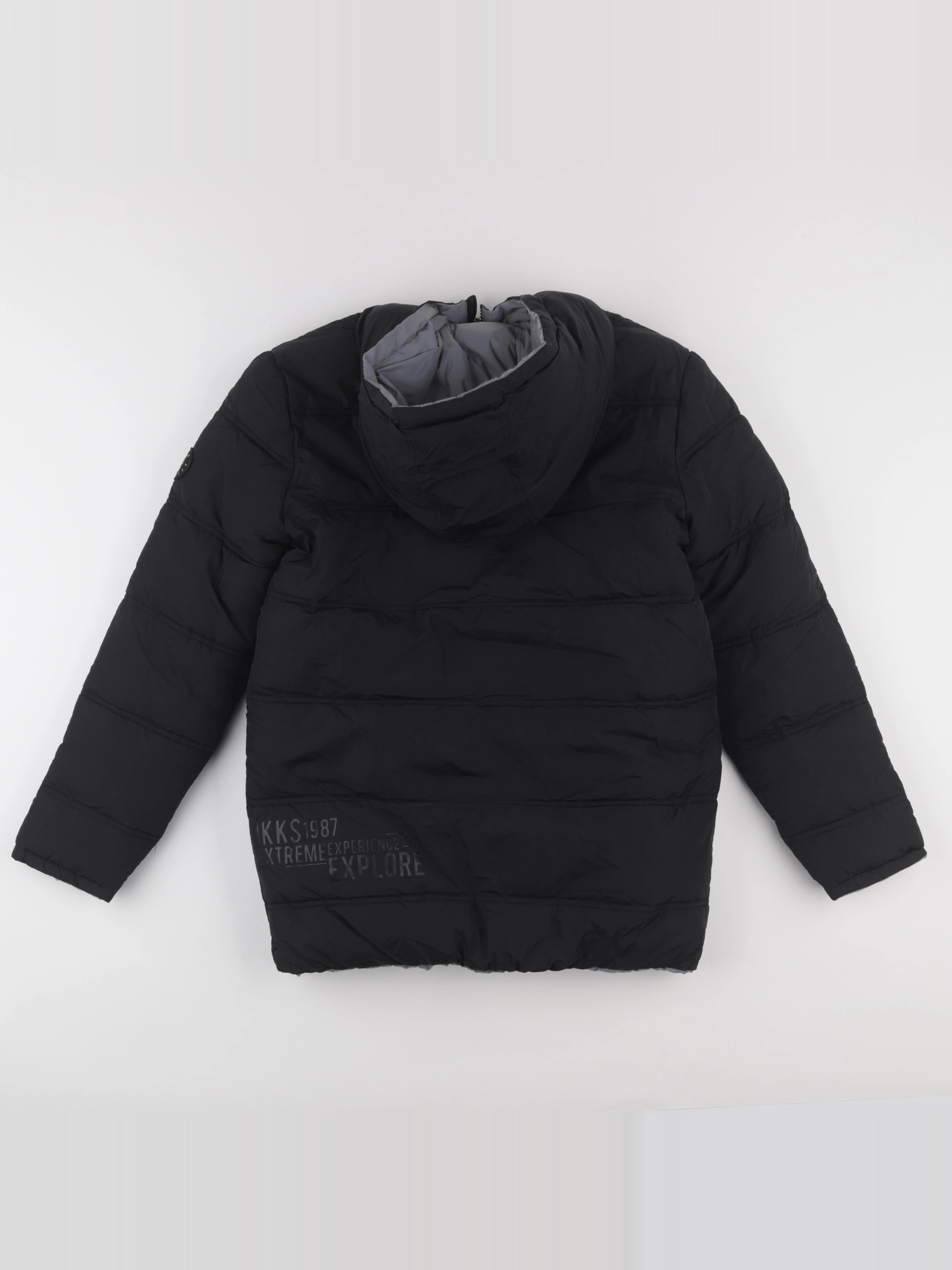 IKKS - doudoune réversible gris - 12 ans
