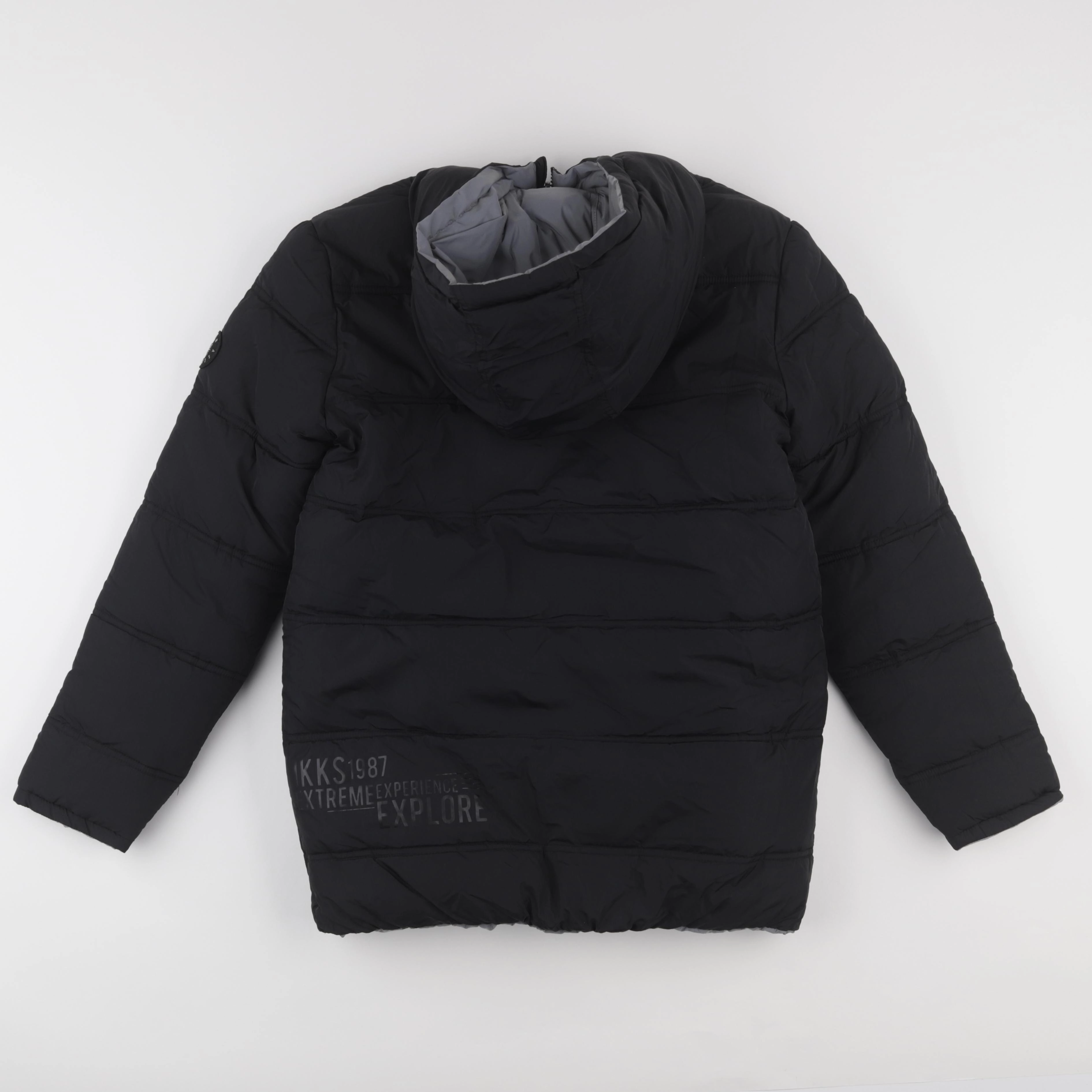 IKKS - doudoune réversible gris - 12 ans