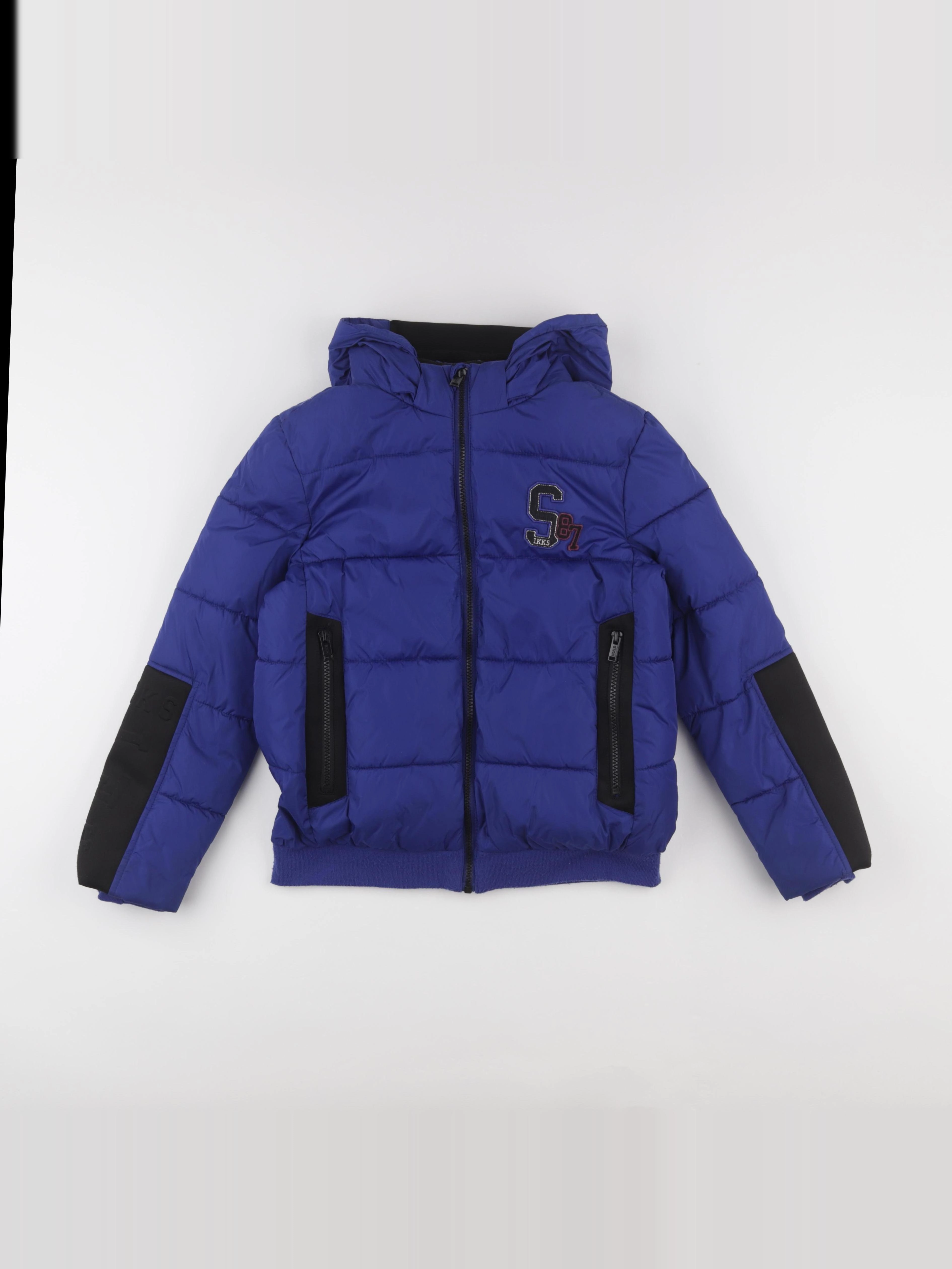 IKKS - doudoune bleu - 10 ans