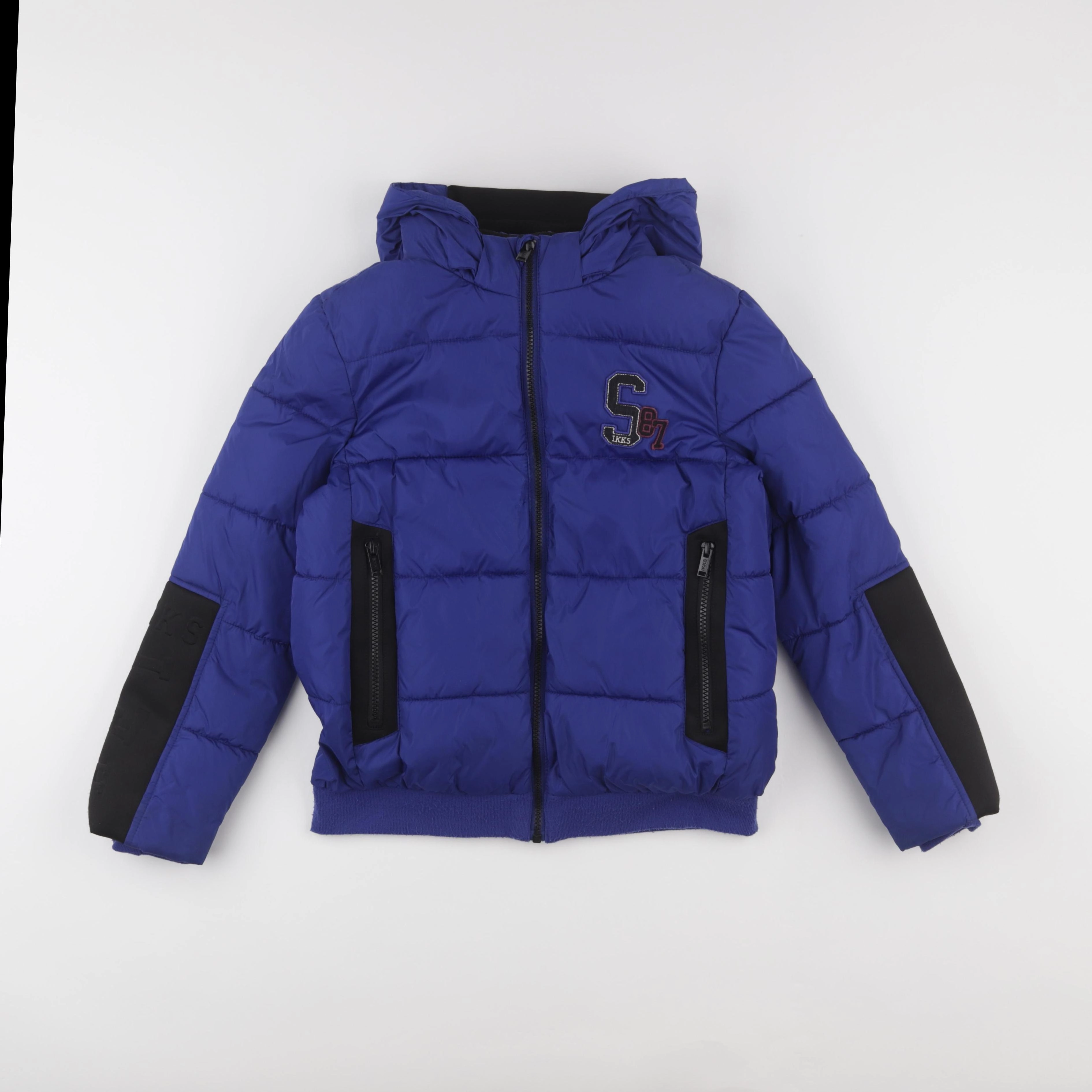 IKKS - doudoune bleu - 10 ans