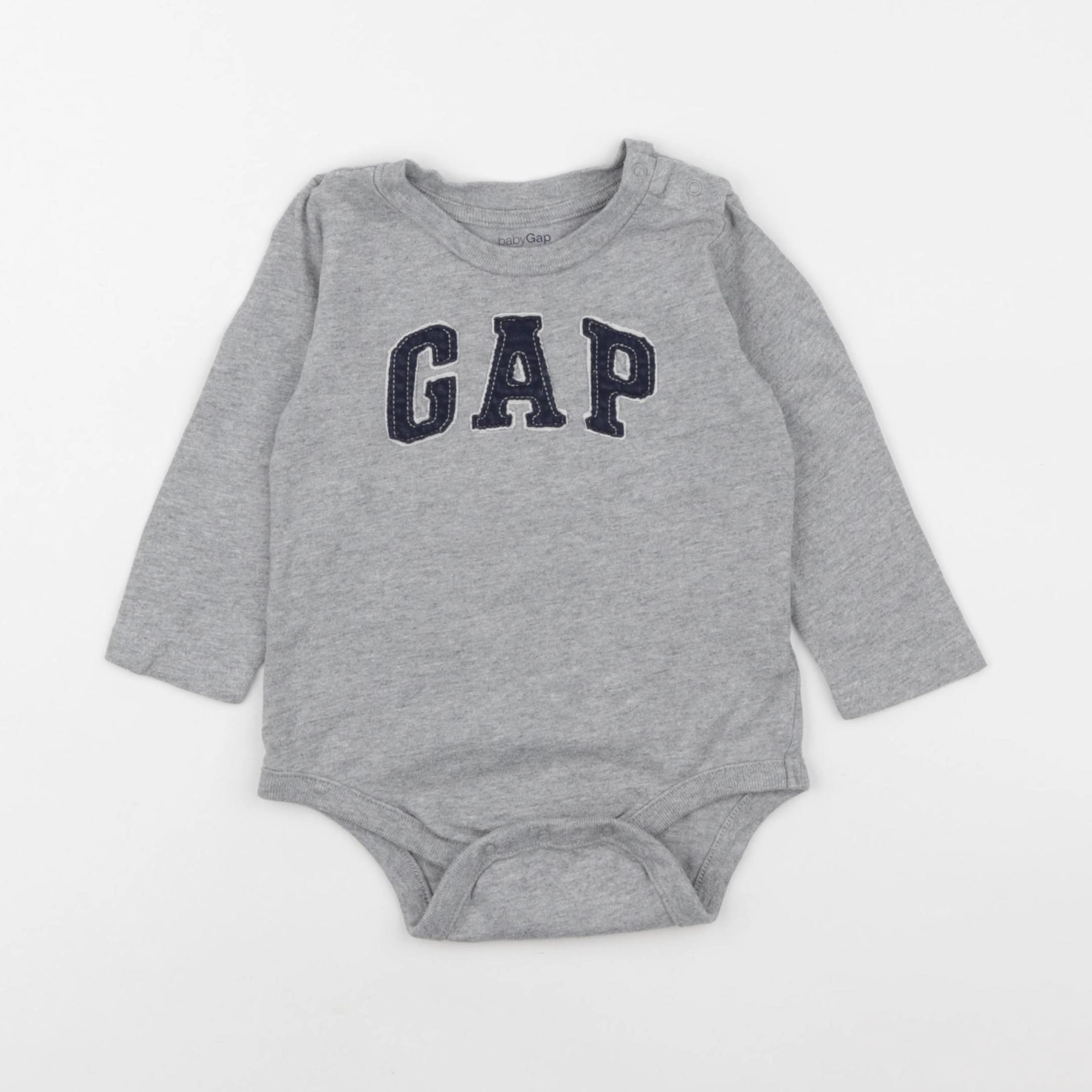 GAP - tee-shirt gris - 6/12 mois