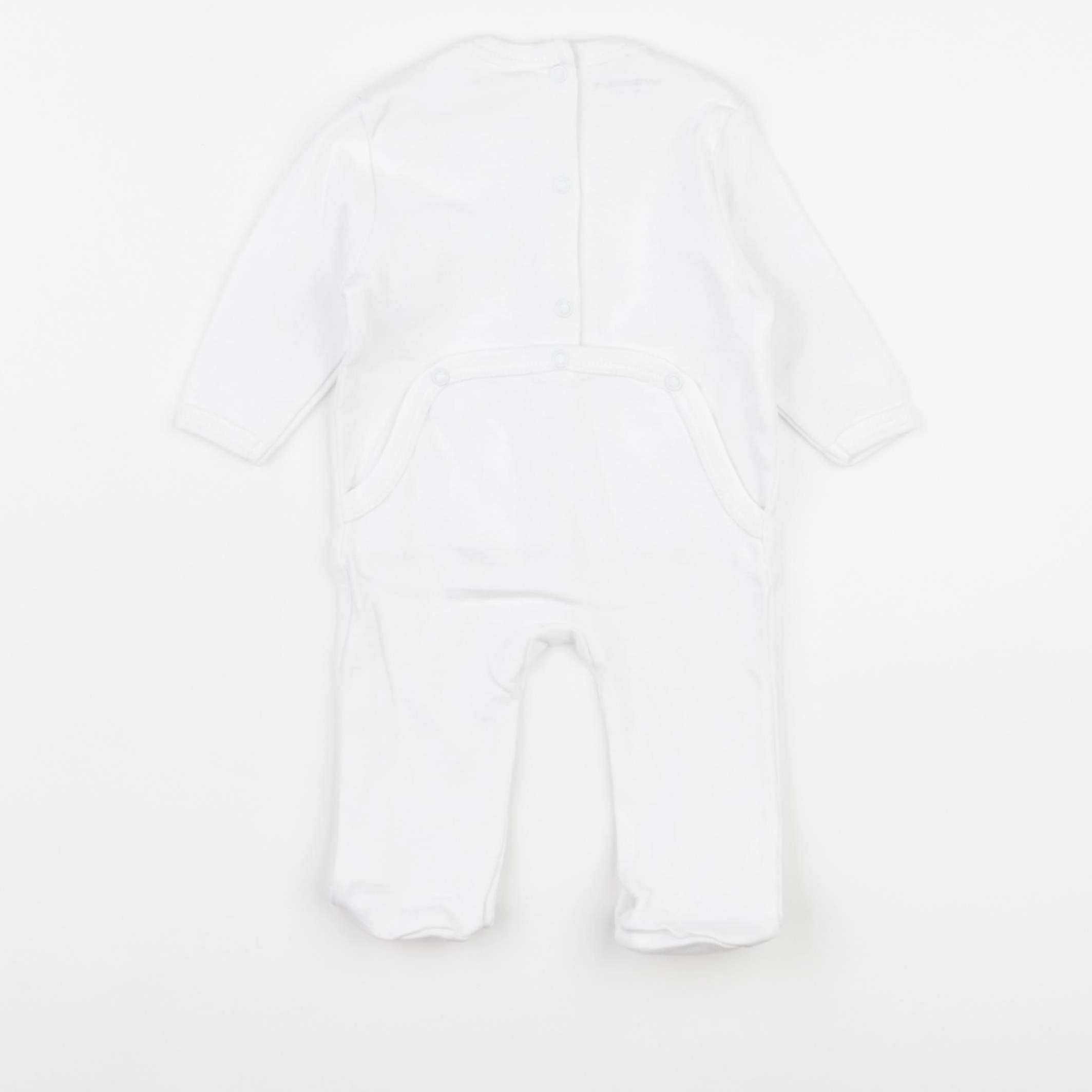 Vertbaudet - pyjama coton blanc - 1 mois