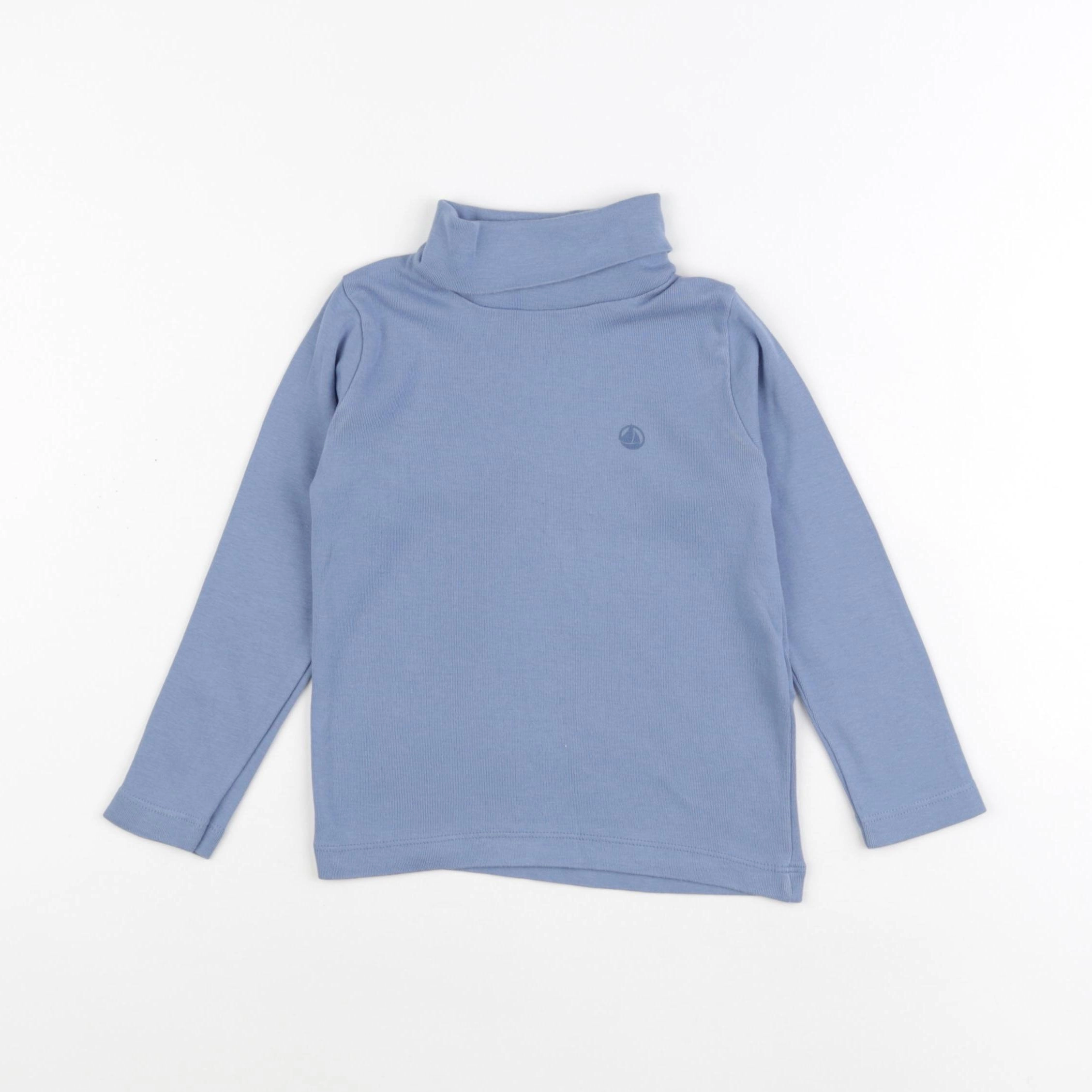Petit Bateau - sous-pull bleu - 3 ans