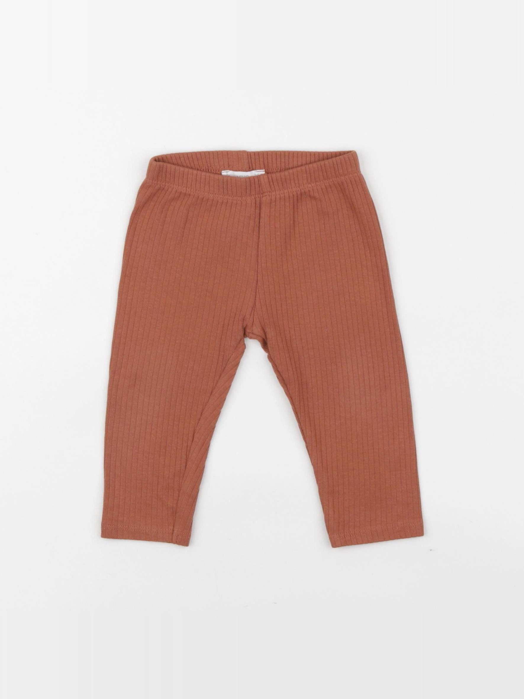 Mango - legging orange - 3/6 mois
