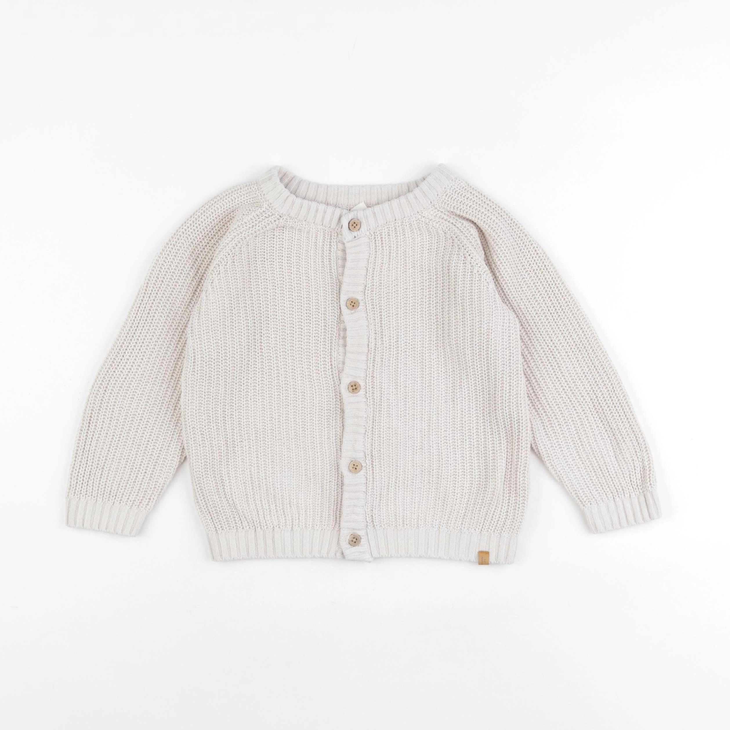 Lil'Atelier - gilet beige - 2/3 ans