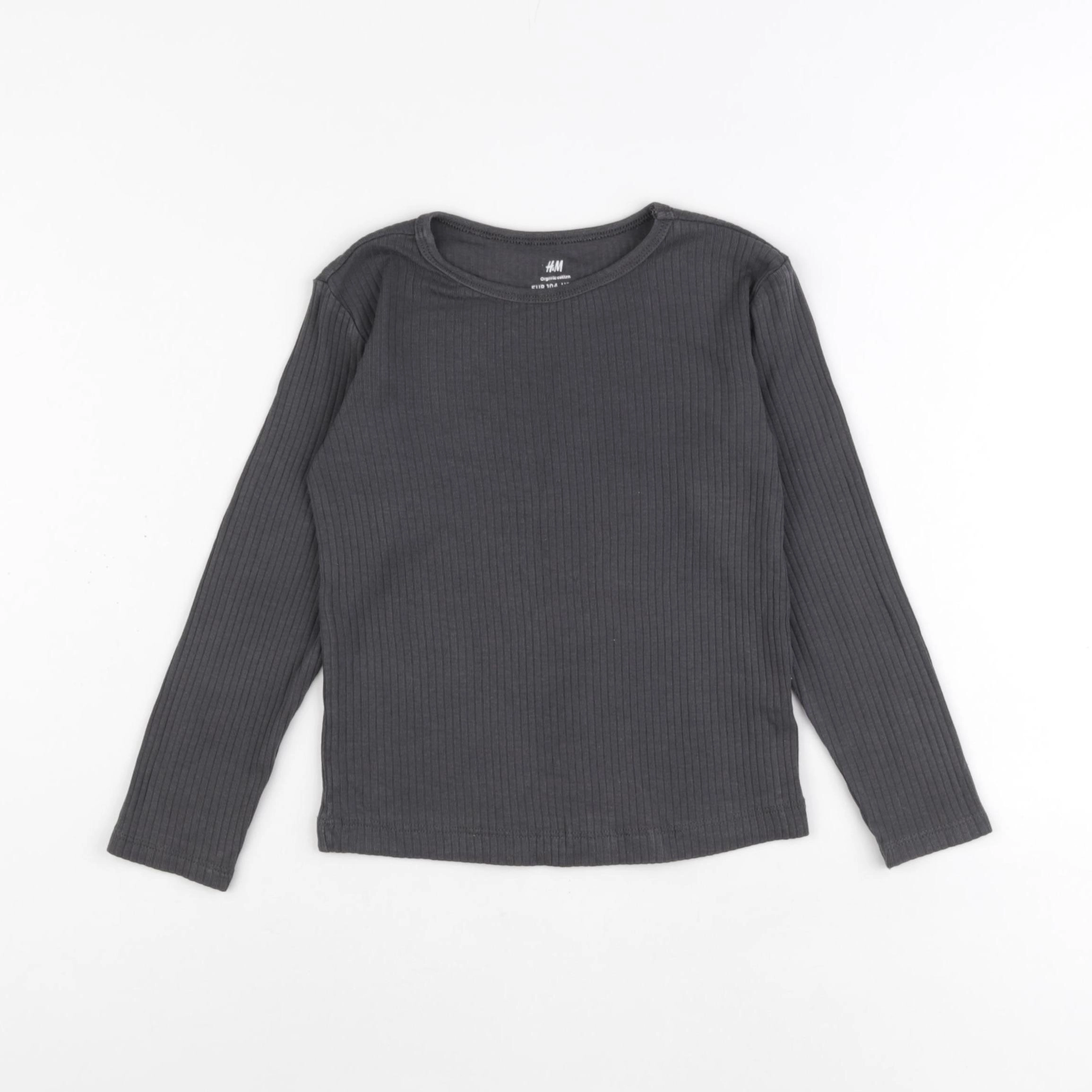 H&M - tee-shirt gris - 3/4 ans
