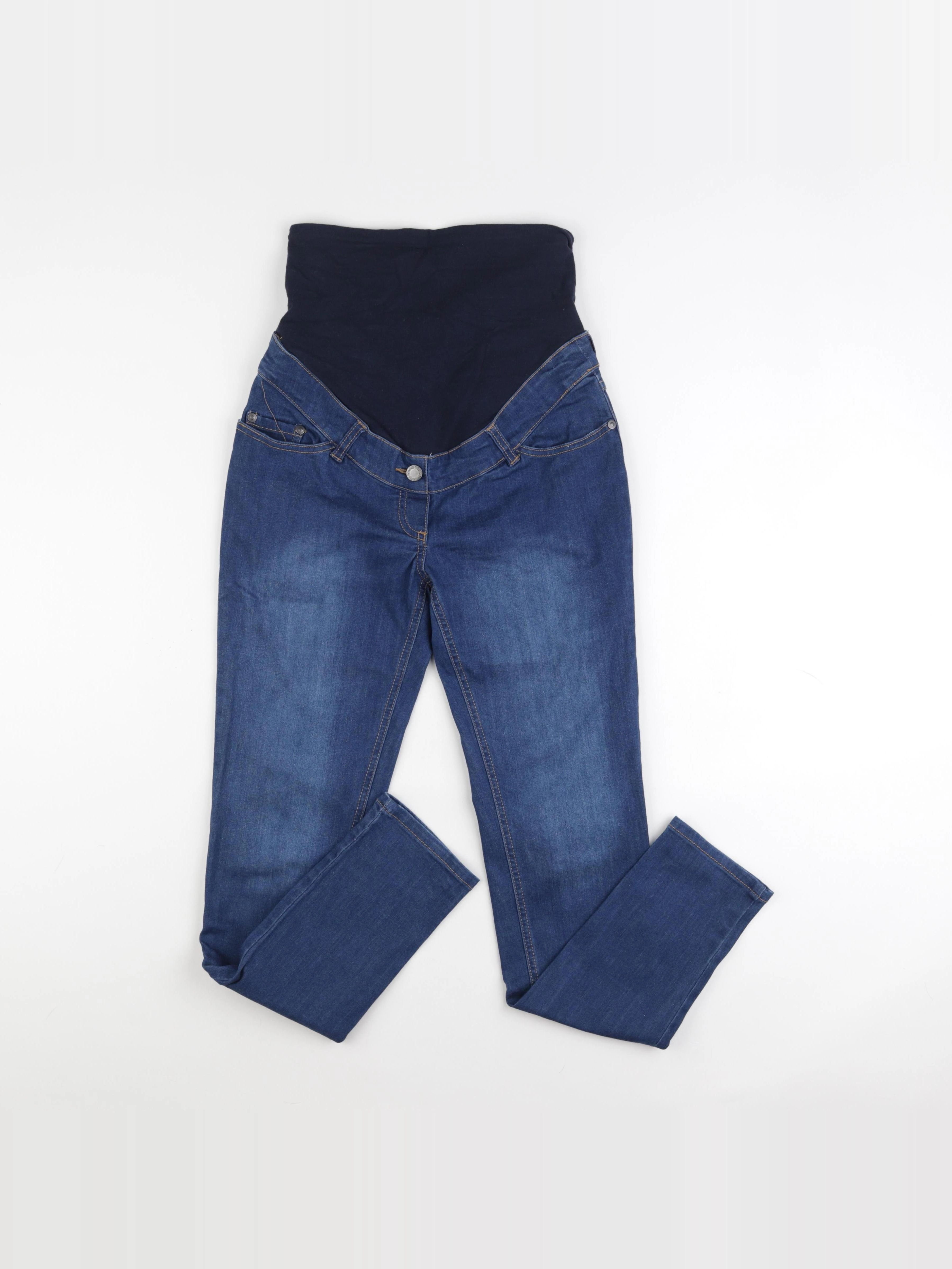Vertbaudet - jean grossesse bleu - 34
